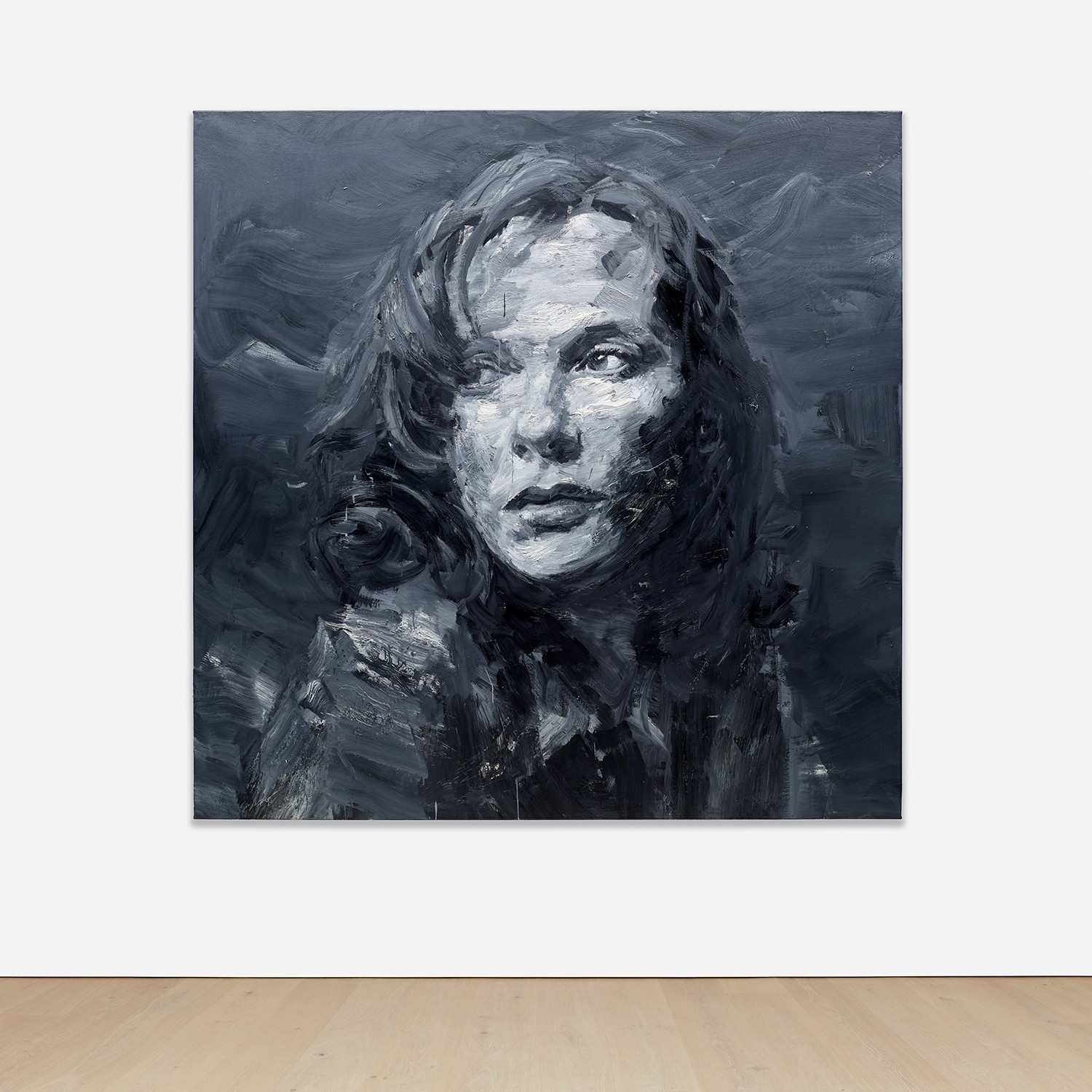 Yan Pei-Ming — Portrait of Isabelle Huppert III