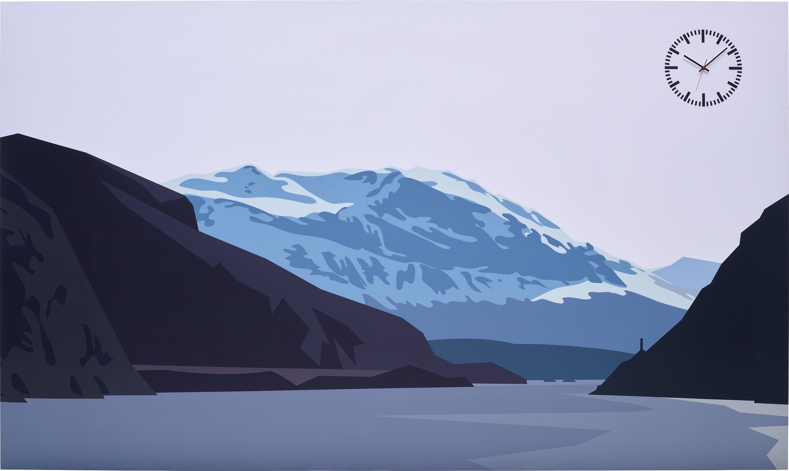 Julian Opie — The tunnels become longer and when the road emerged, it would cling to the mountainside almost vertically above the water. Each tunnel had a series of signs which told you increasingly how many kilometres you had come and decreasingly how many were left to go. I suppose this would help you to decide which way to walk out if you broke down, it was also encouraging. I entered a tunnel that counted down from seven kilometres. The usual , slightly grim, excitement of being in a long tunnel turned to impatience but on leaving it I found myself on a narrow ledge in a queue of cars waiting to board a serious looking ferry. The road stopped dead so there was no choice but to pay the tough looking man who sold the tickets and board the ferry.