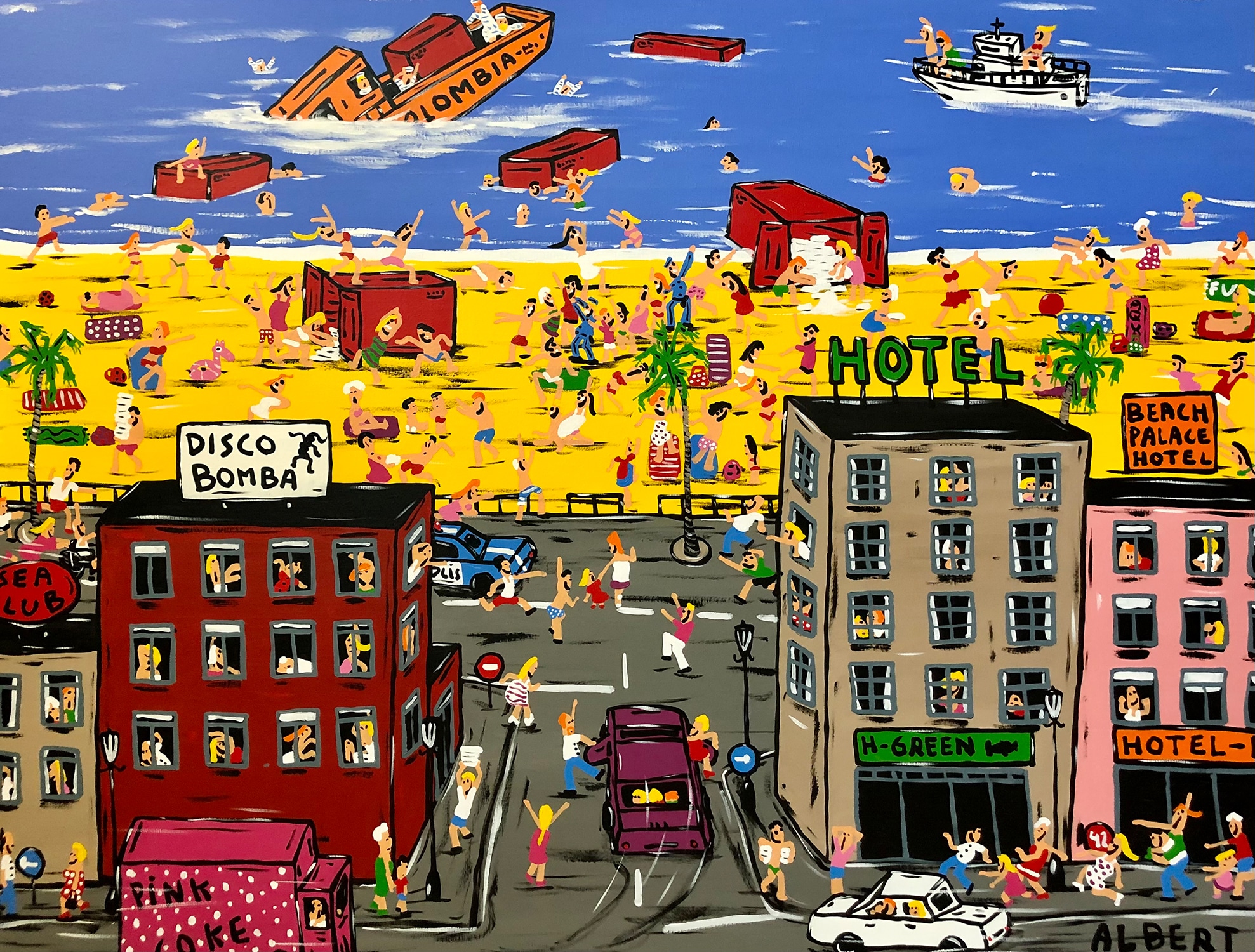 Albert Willem — An Unexpected Party on the Beach