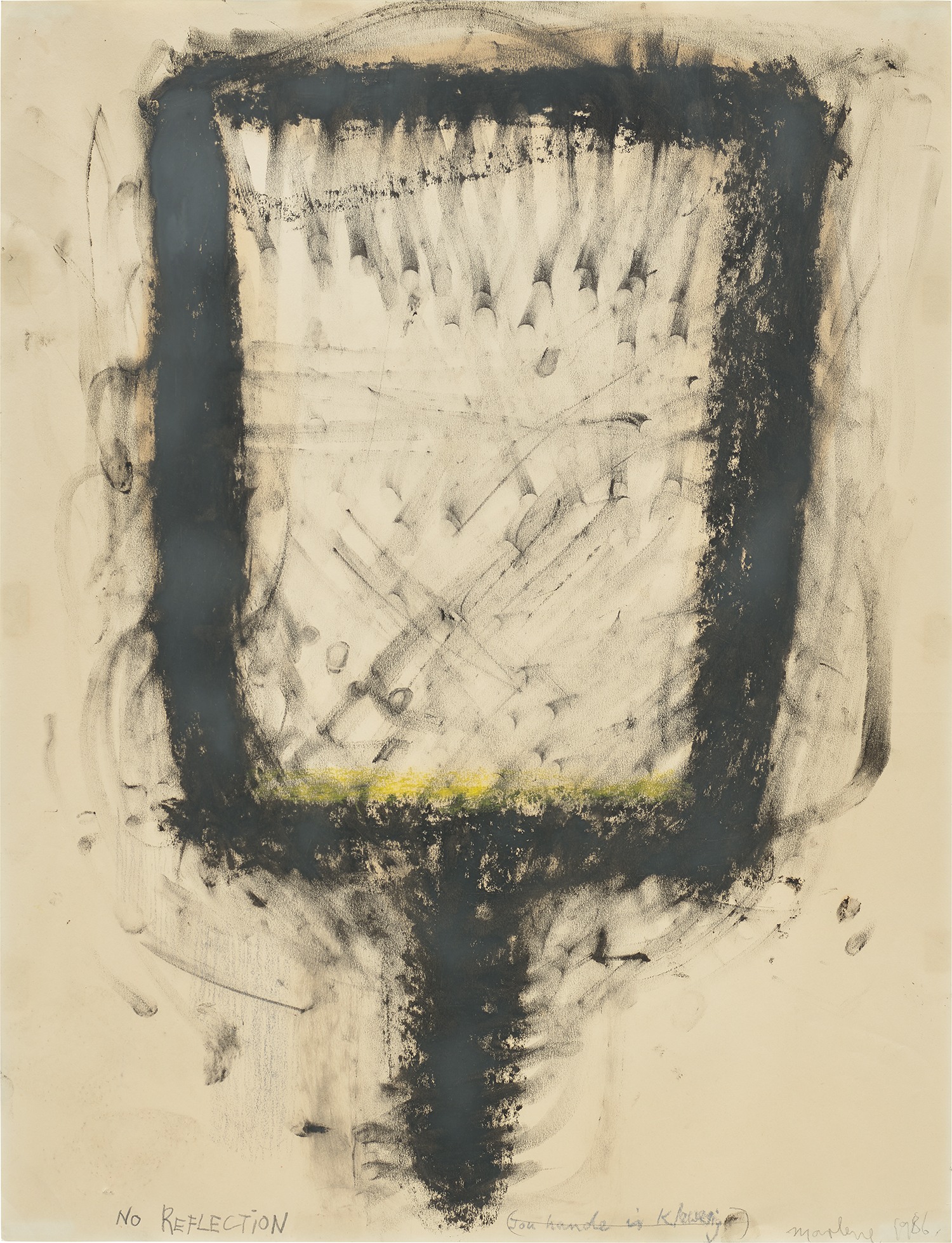 Marlene Dumas — No Reflection (Jou Hande is Klewerig)