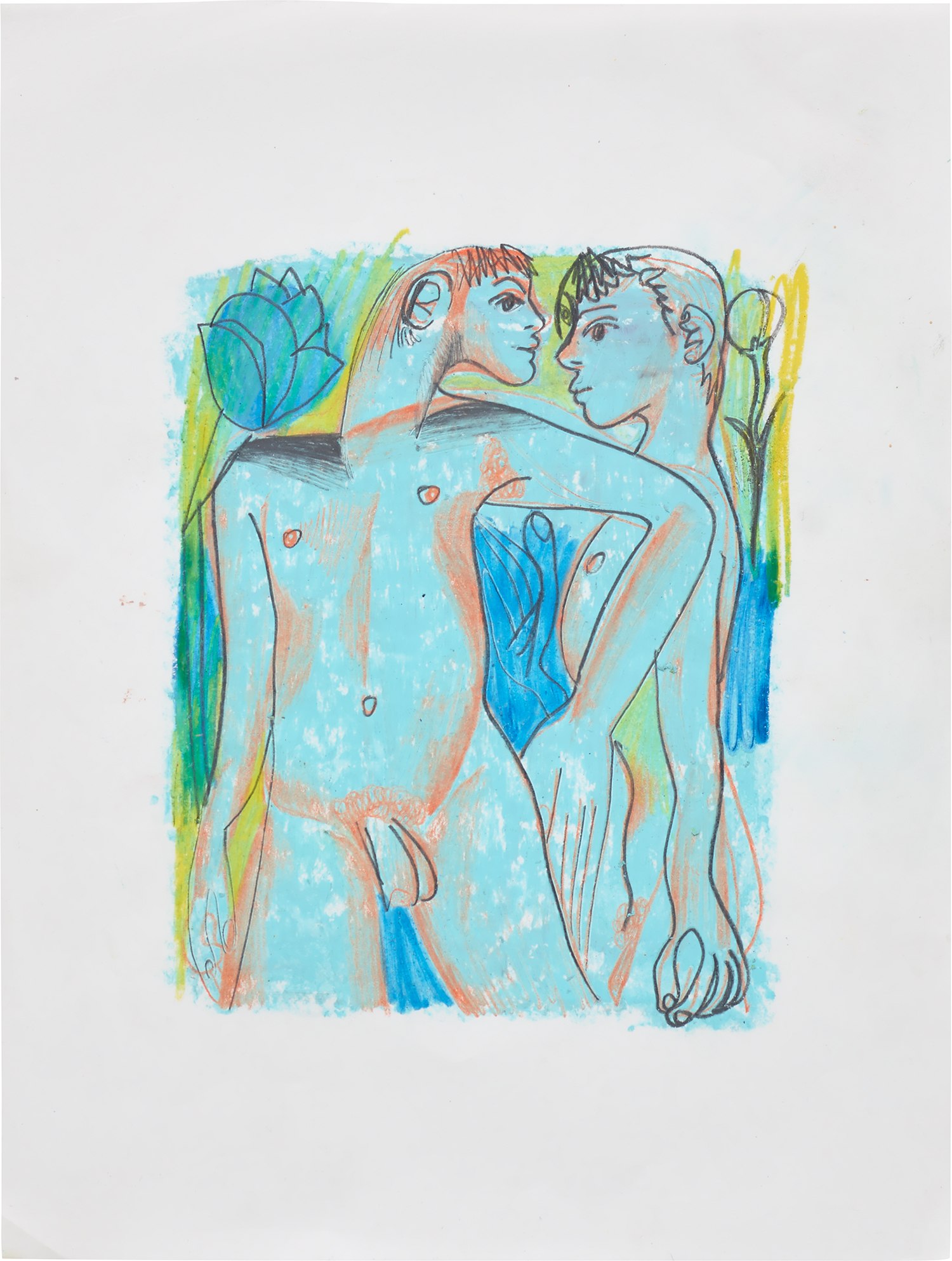 Louis Fratino — Me in a garden