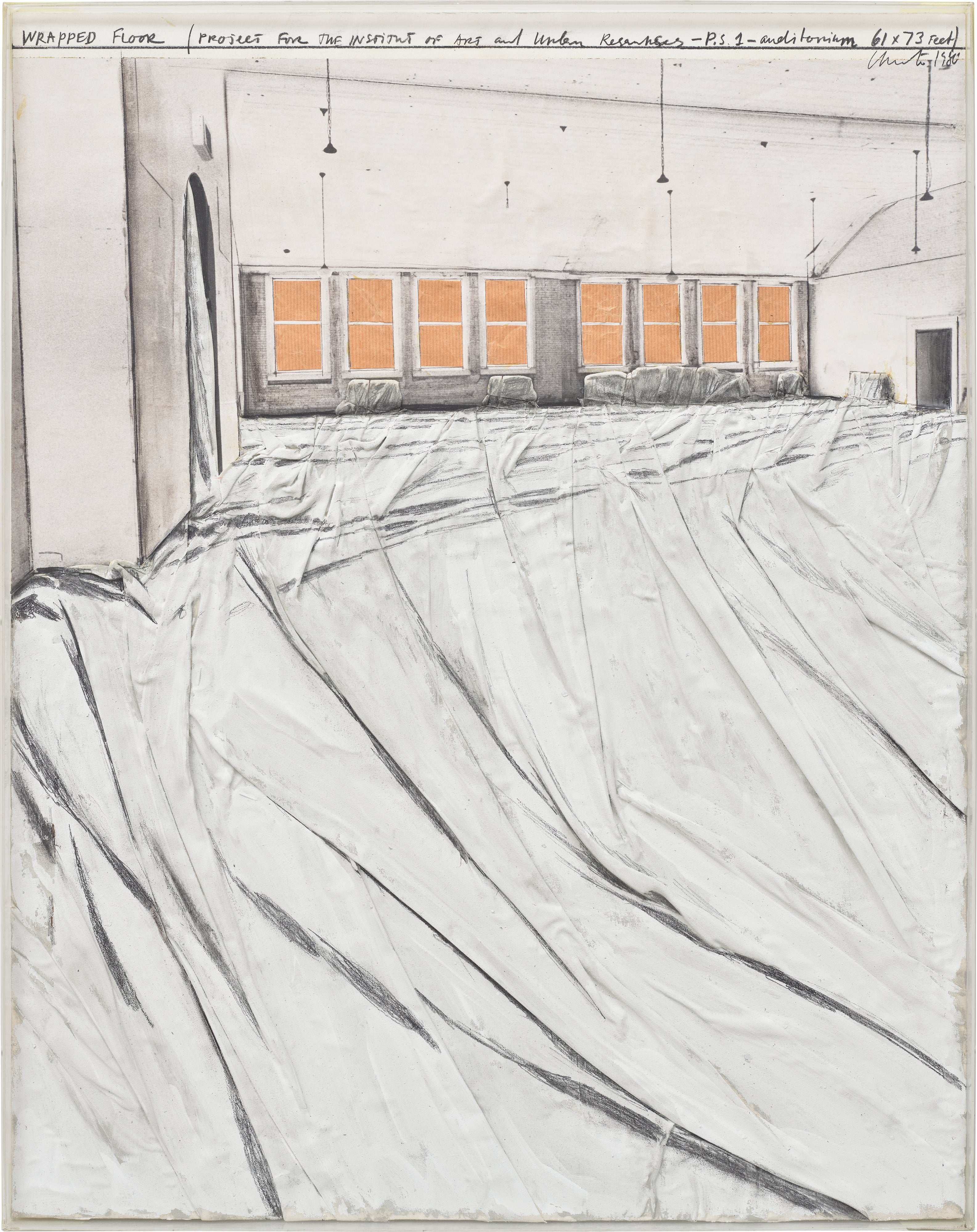 Christo — Wrapped Floor and Covered Windows