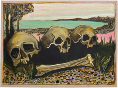 3 Skulls on a Shoreline