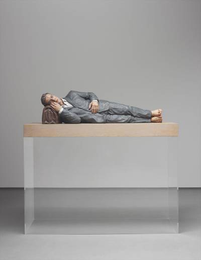 Man Lying on His Side