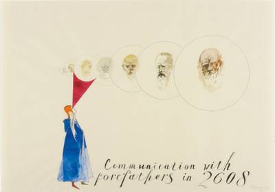 Communication with forefathers in 2608