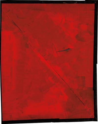 wall painting on paper on canvas