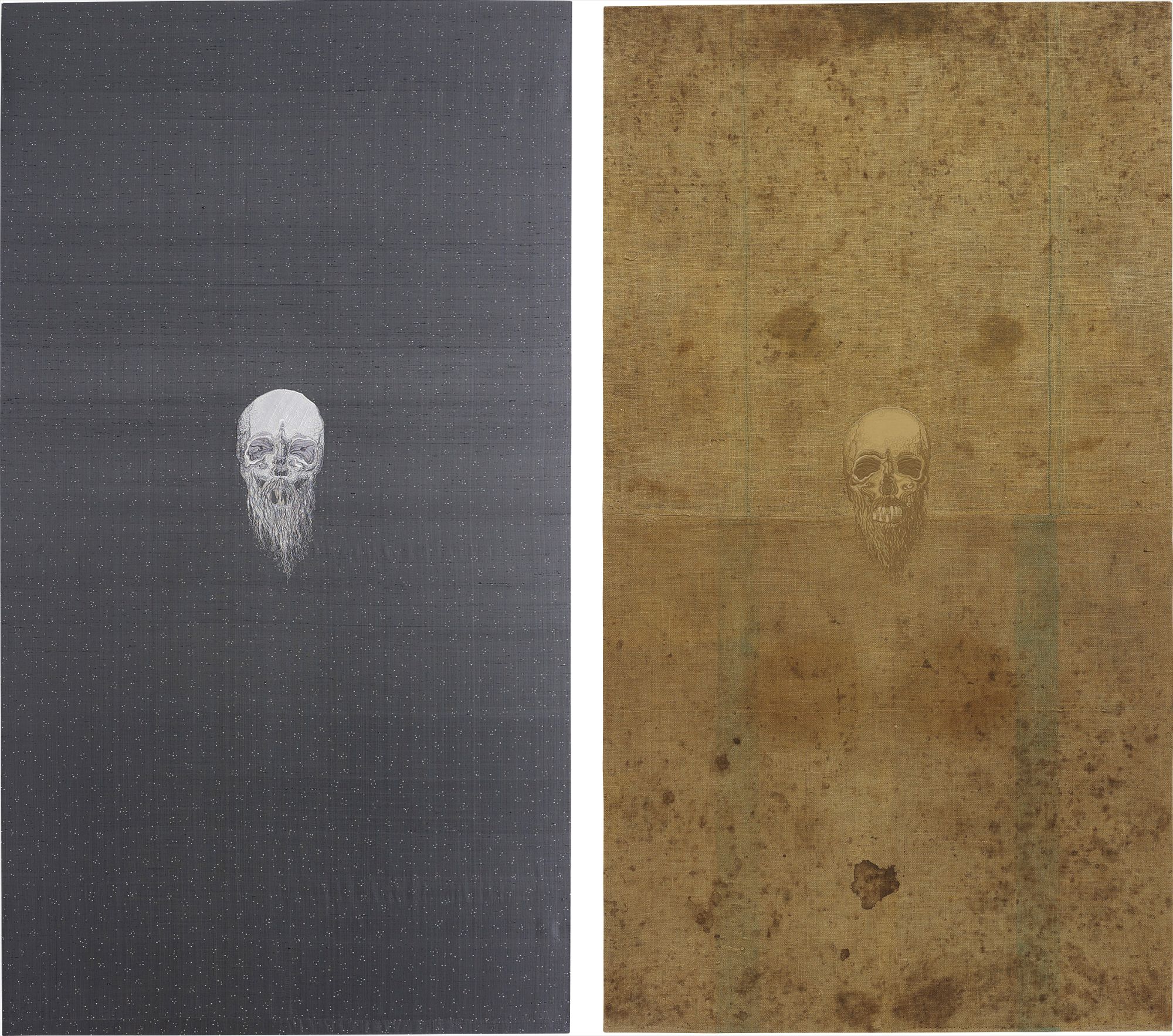 Bearded Carrion (diptych)