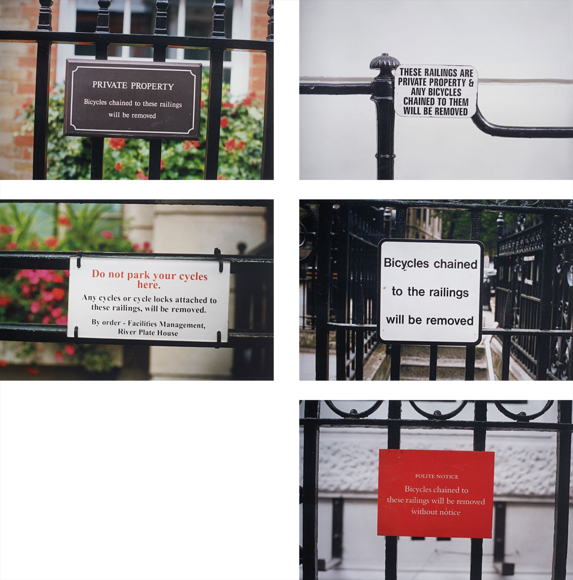 War on Terror (Cycles chained, noir et blanc)