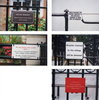 War on Terror (Cycles chained, noir et blanc)