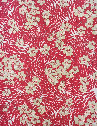 Big print #2 (Maui Fern – Cotton “Mainsail Cloth” Fall 1949 Design Dorothy Draper, Courtesy Schumacher & Co)