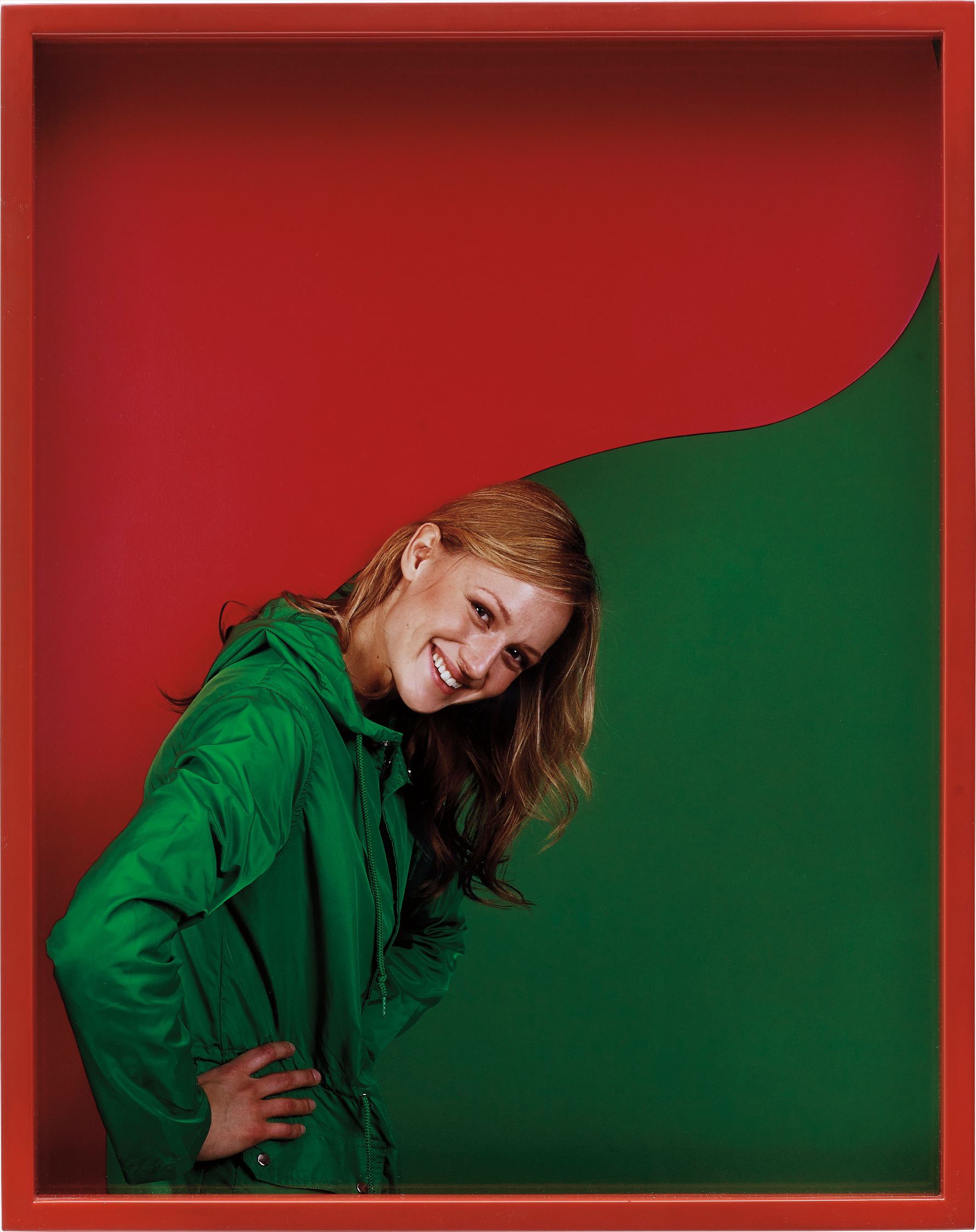 Elad Lassry — Girl (Green/Red)