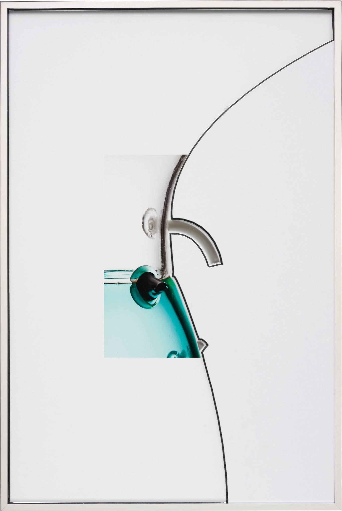 Tobias Madison — Epson ultrachrome print, watercut on dibond in artist's frame