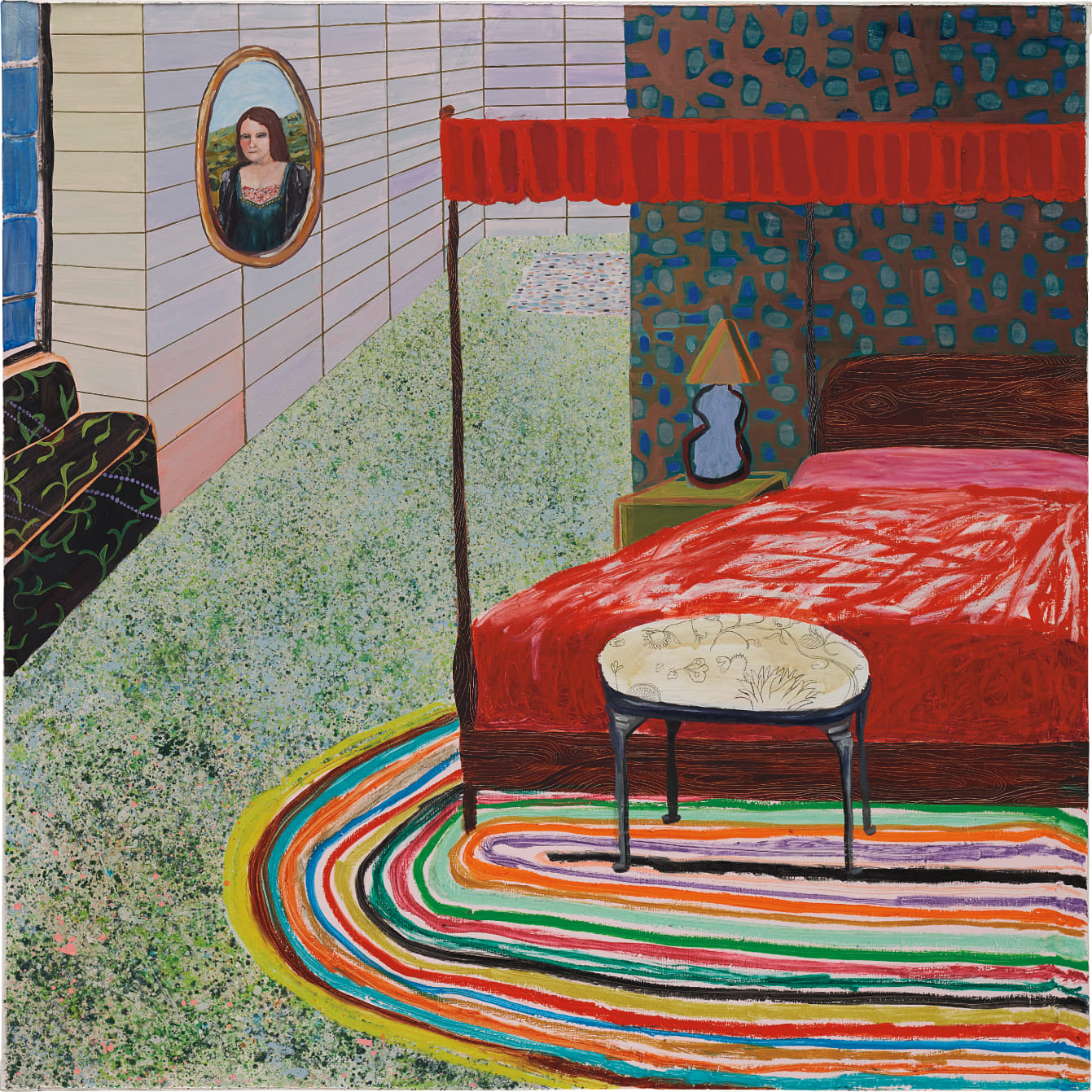 Shara Hughes — 'I wanted to paint like everybody. Interiors became the foundation where I could lay all different artists who have come before me into and onto the painting.' Shara Hughes