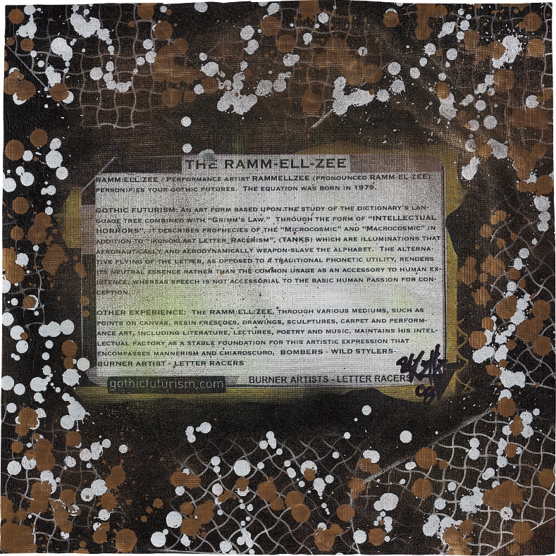 Rammellzee — Wild Style Dedication