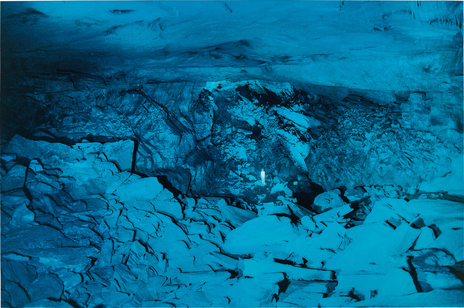 James Welling — chemigram on Kodak Endura Metallic