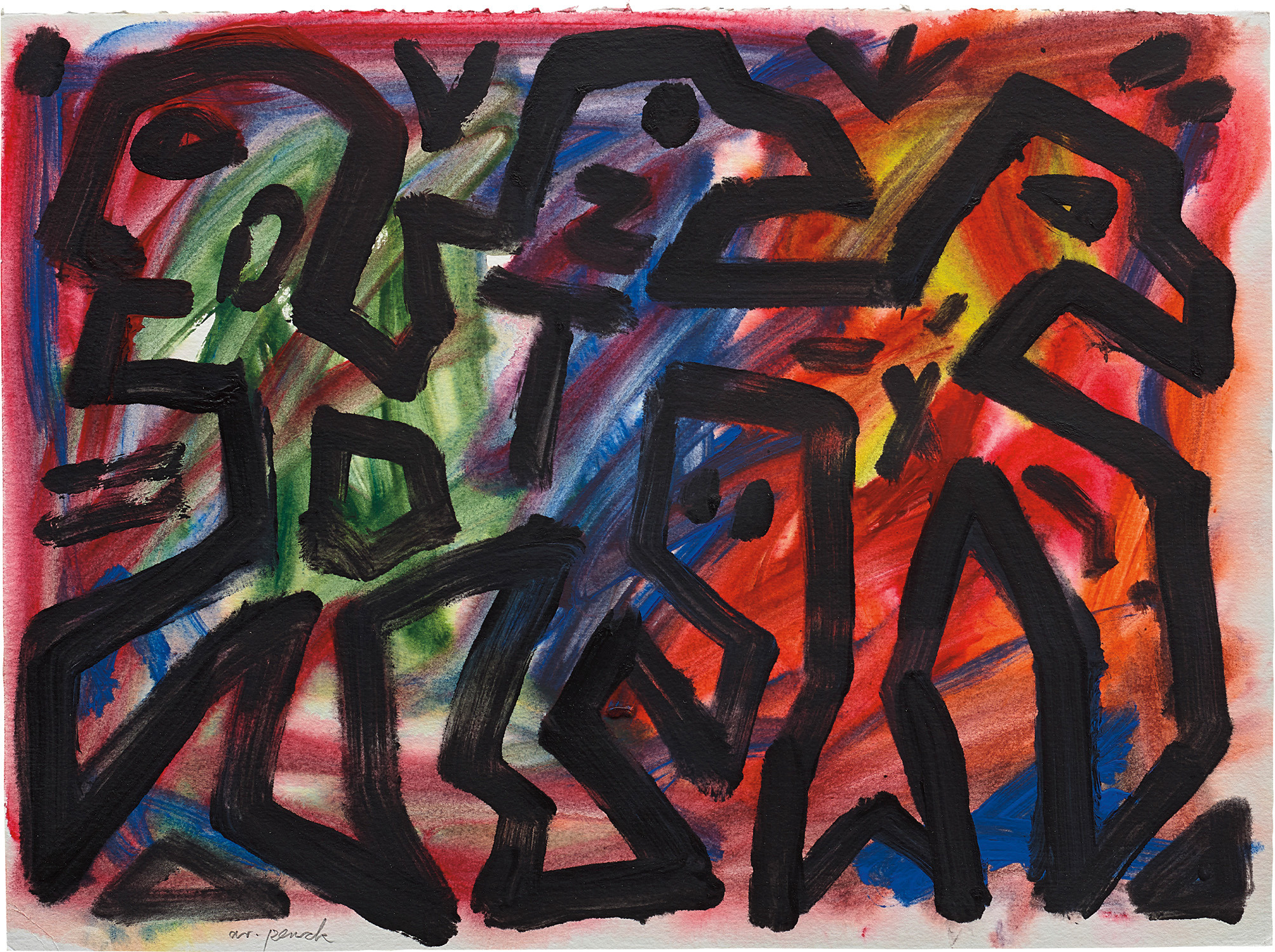 A.R. Penck — Kopf oder Adler