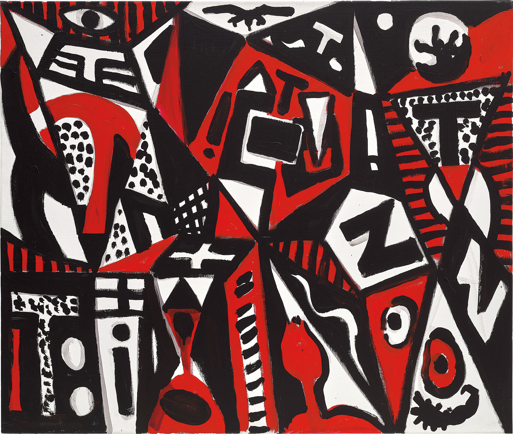 A.R. Penck — Harte Stadt