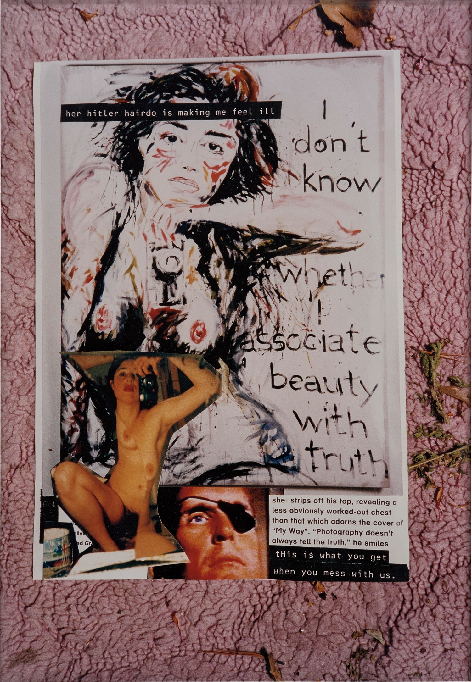 Elke Krystufek — Economical Art (Hitler Hairdo)