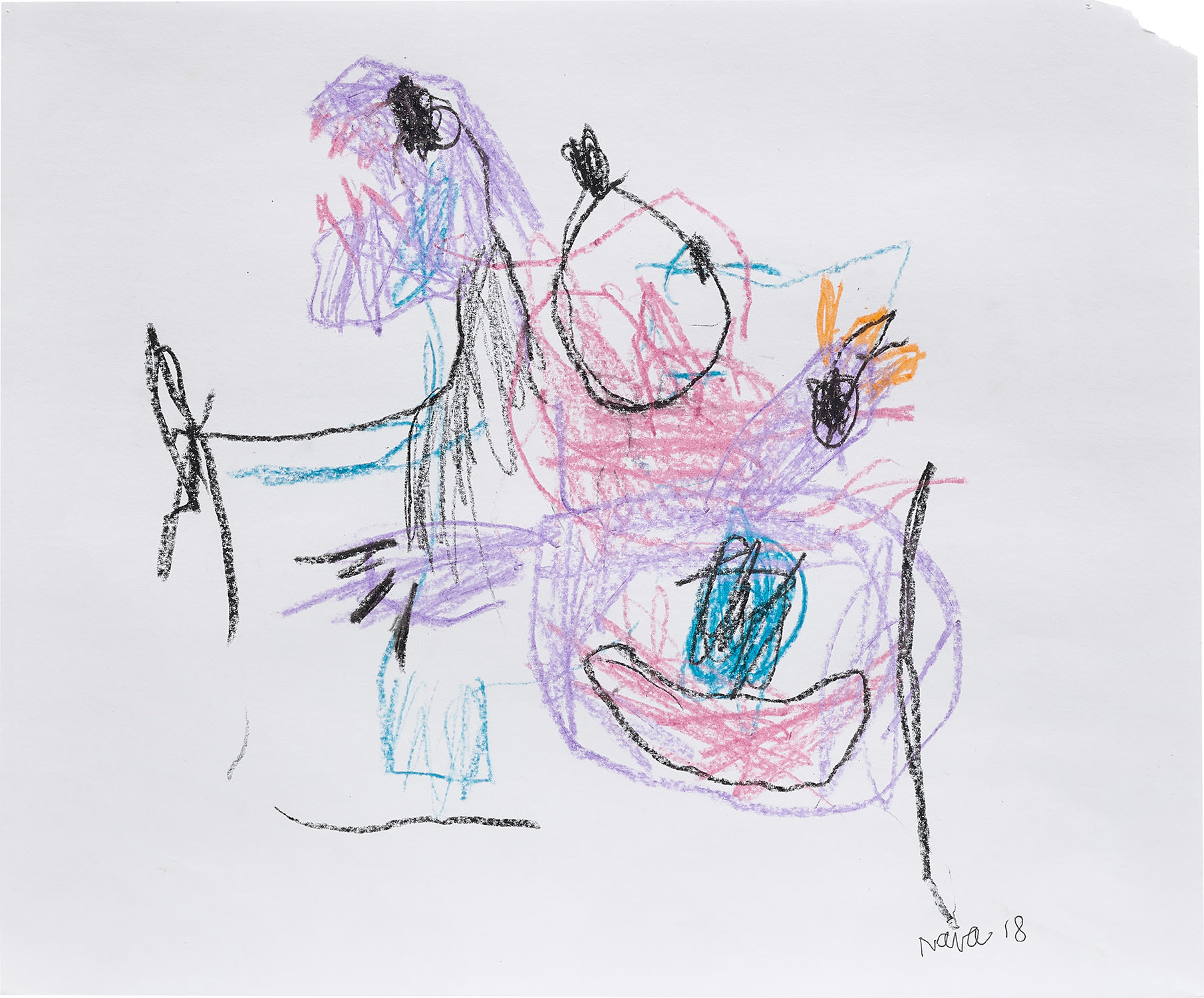 Robert Nava — crayon on paper