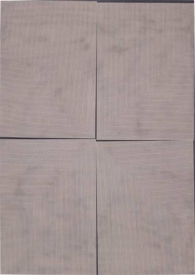 rubber on linen mounted on panel