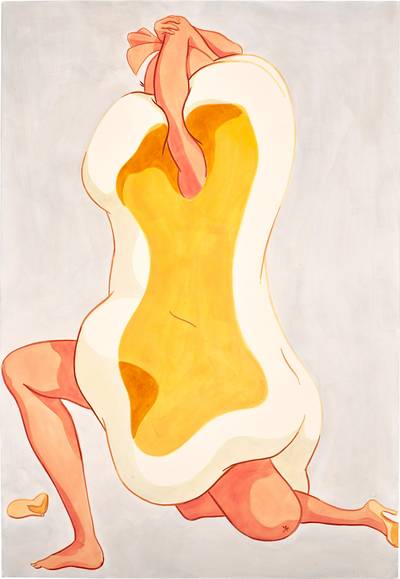 Full Figure, Right Knee Down, Flung Shoe, Hand Grasps Elbow Above Head