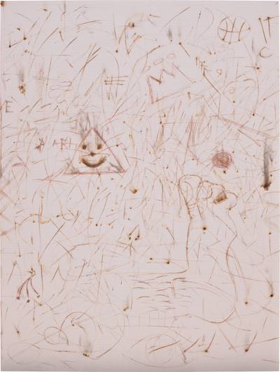 Ohne Titel (Reibfläche)