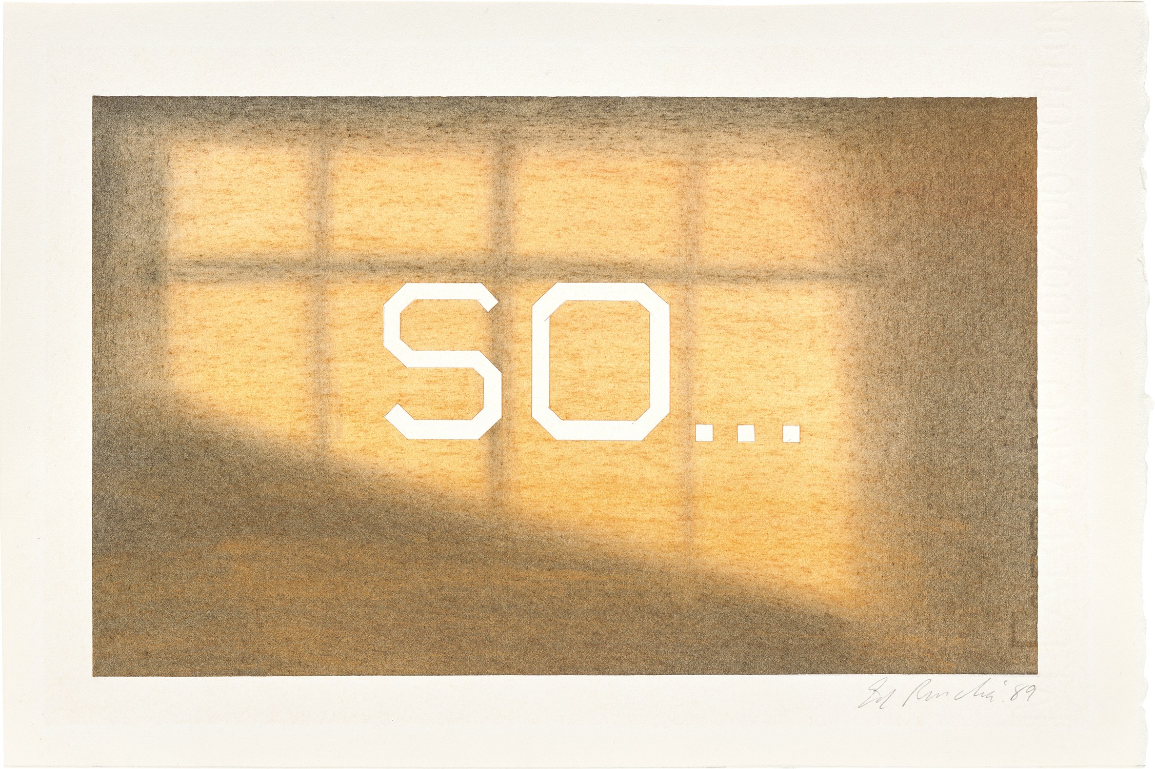 Ed Ruscha — So...[#1]