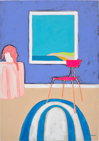 In a Blue Room with no Curtains