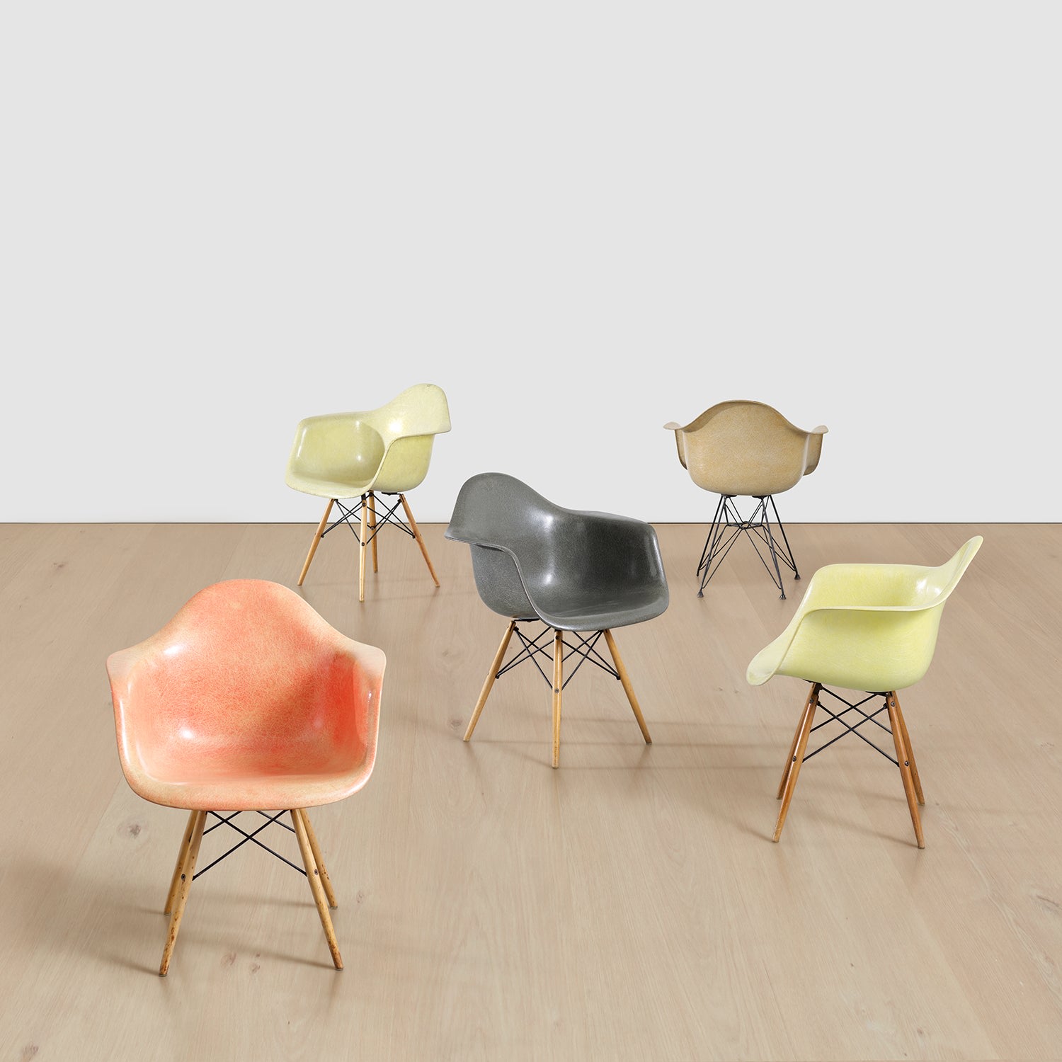 Charles Eames — Five 'DAW' Chairs