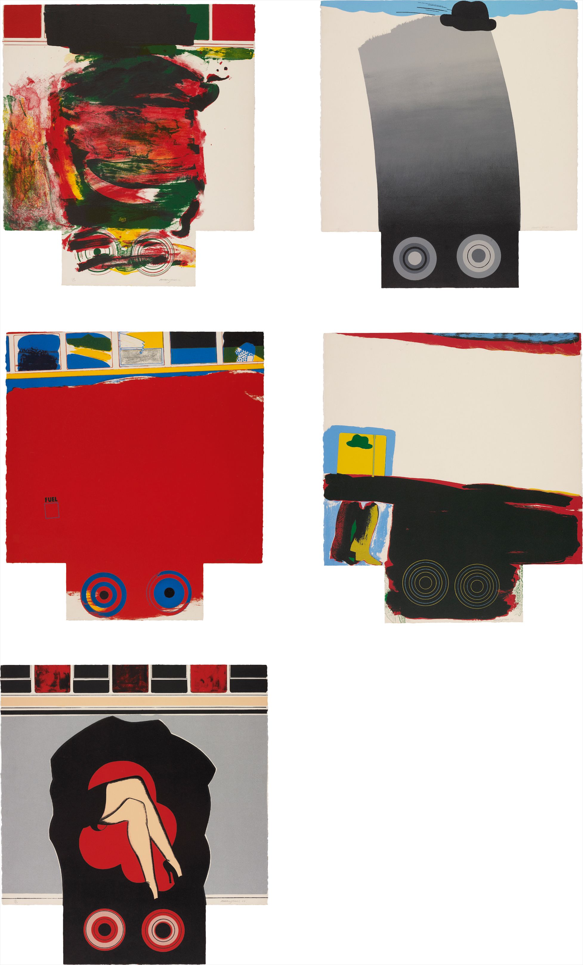 Allen Jones — A Fleet of Buses