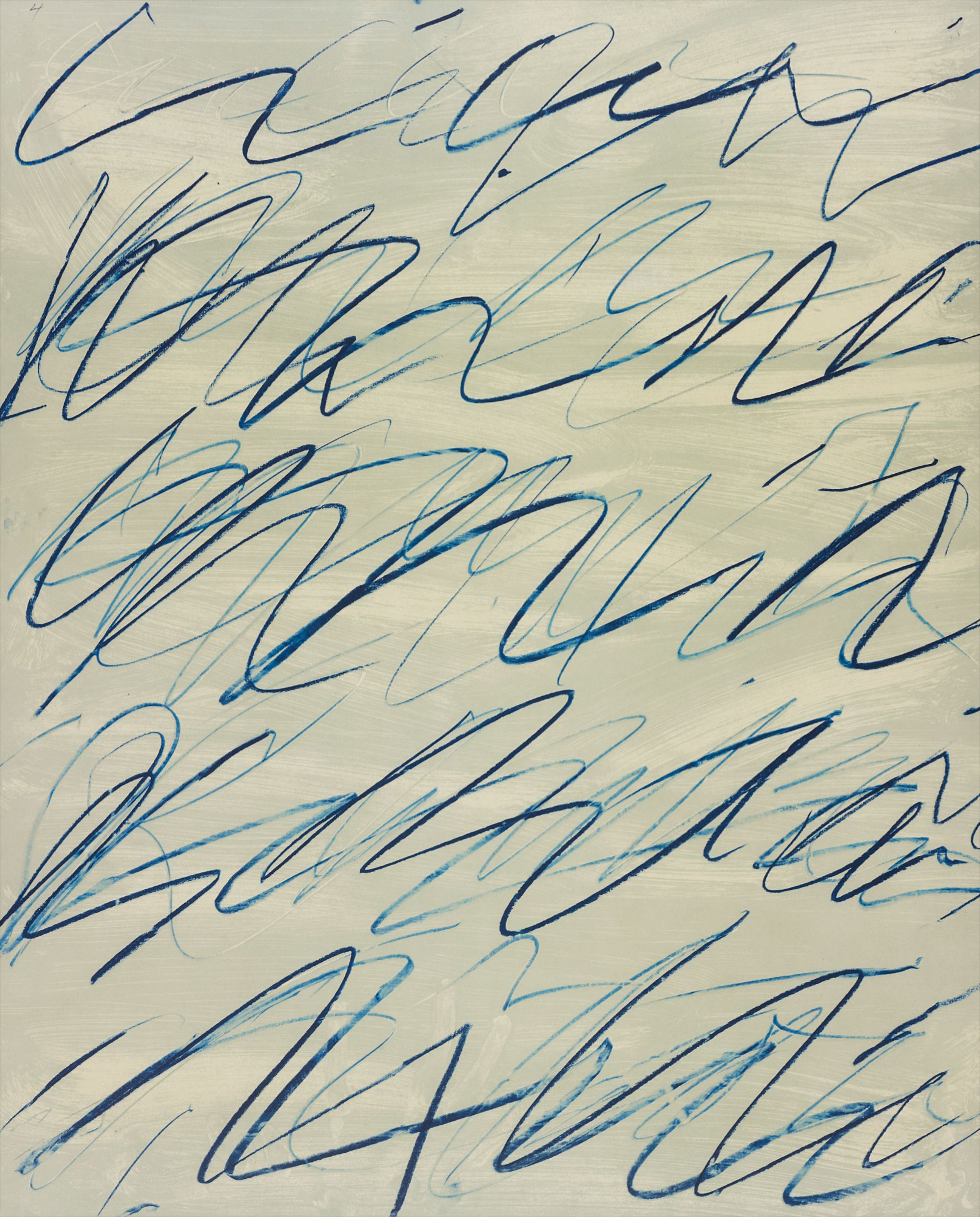 Cy Twombly — Roman Notes IV, from Roman Notes