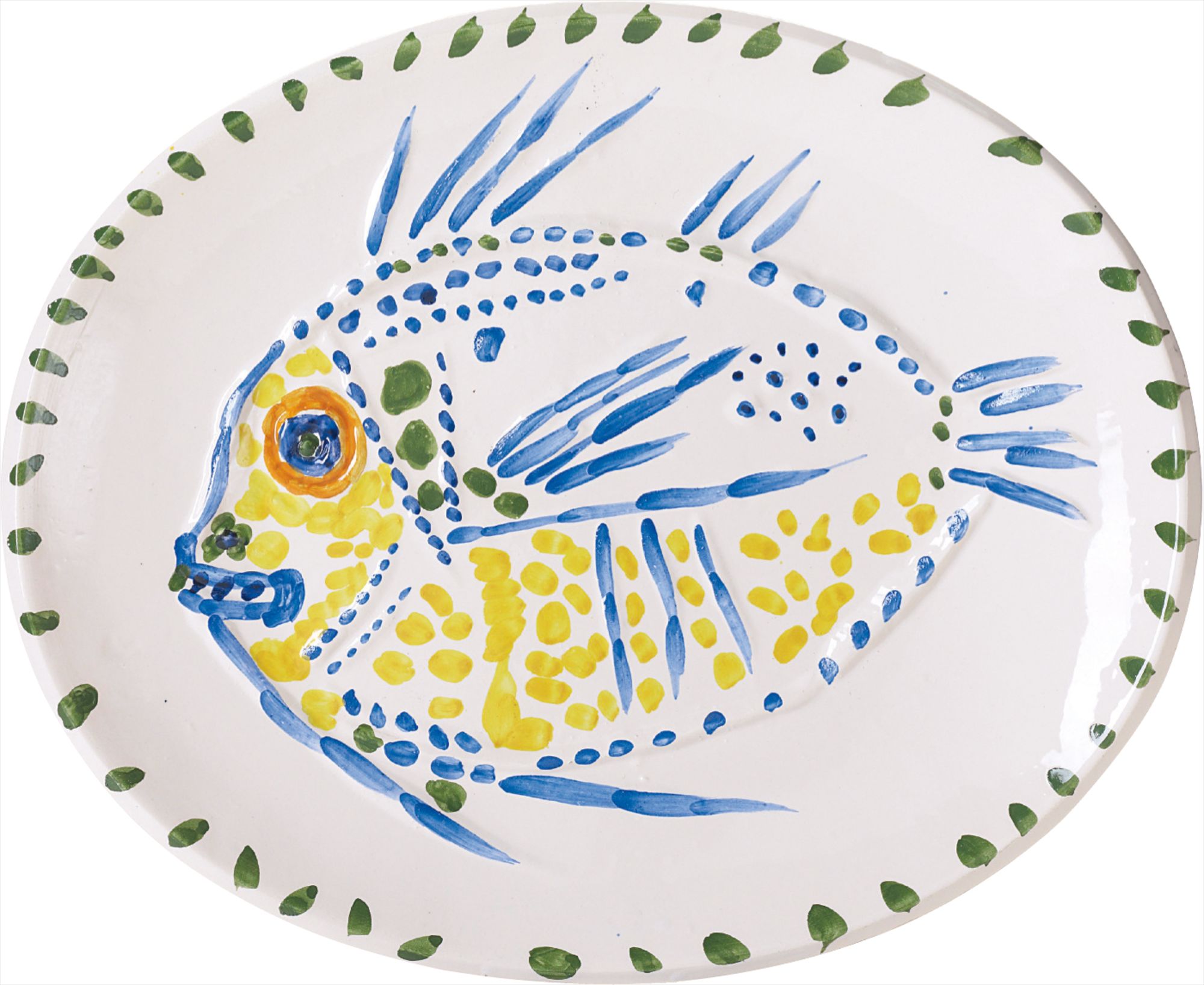 Pablo Picasso — Poisson fond blanc (White Fish)