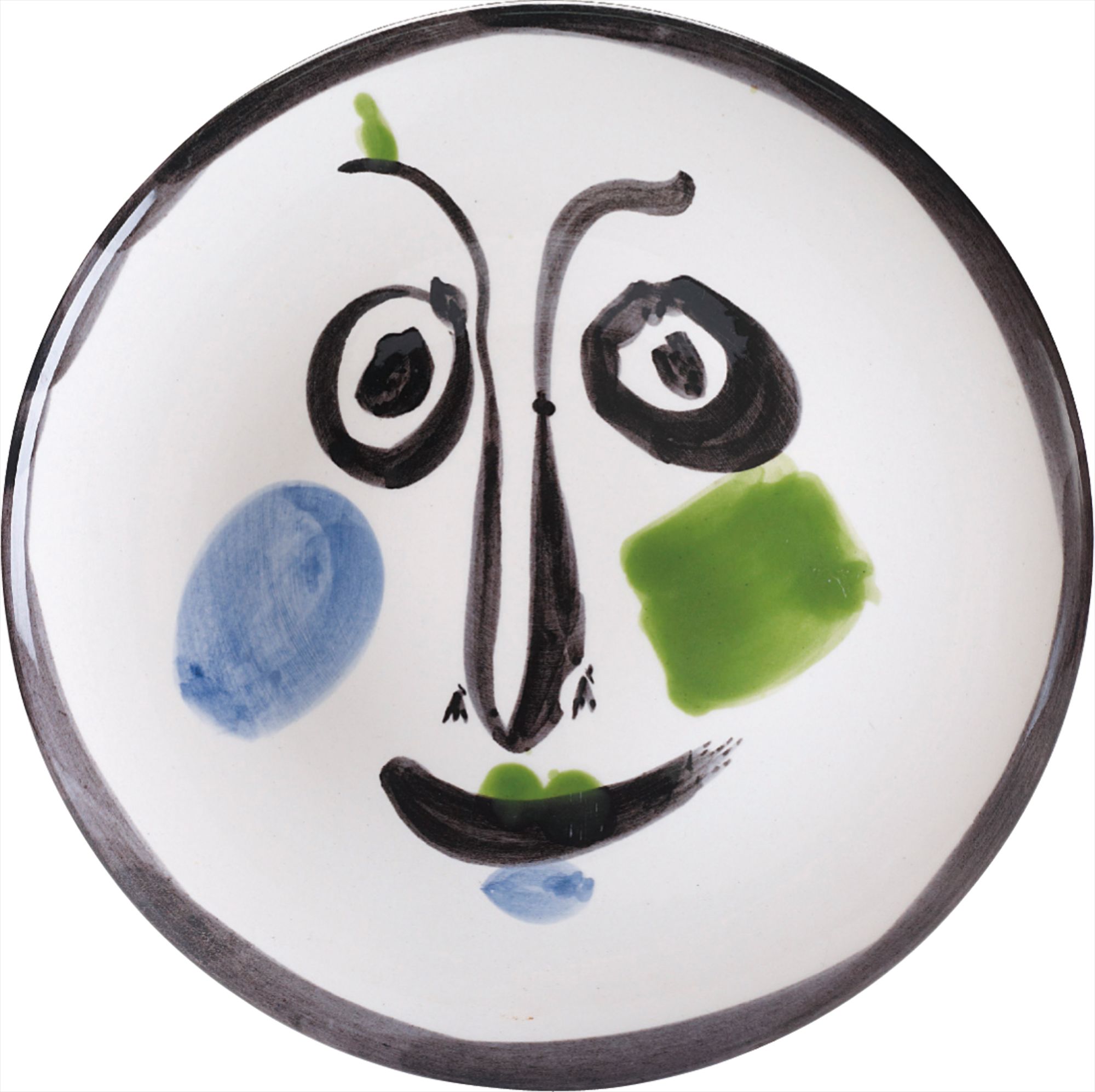 Pablo Picasso — Visage no. 197 (Face no. 197)