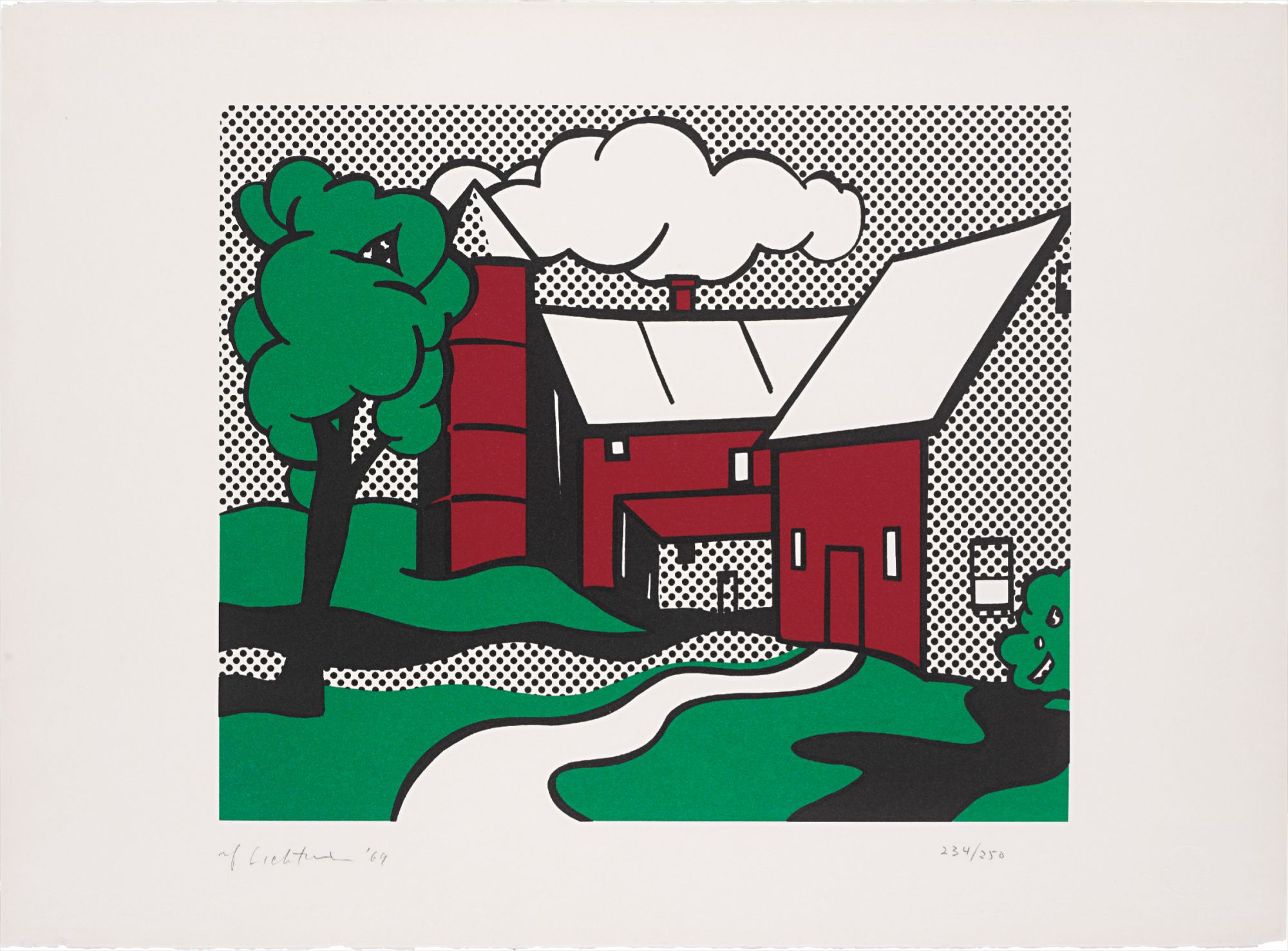 Roy Lichtenstein — Red Barn
