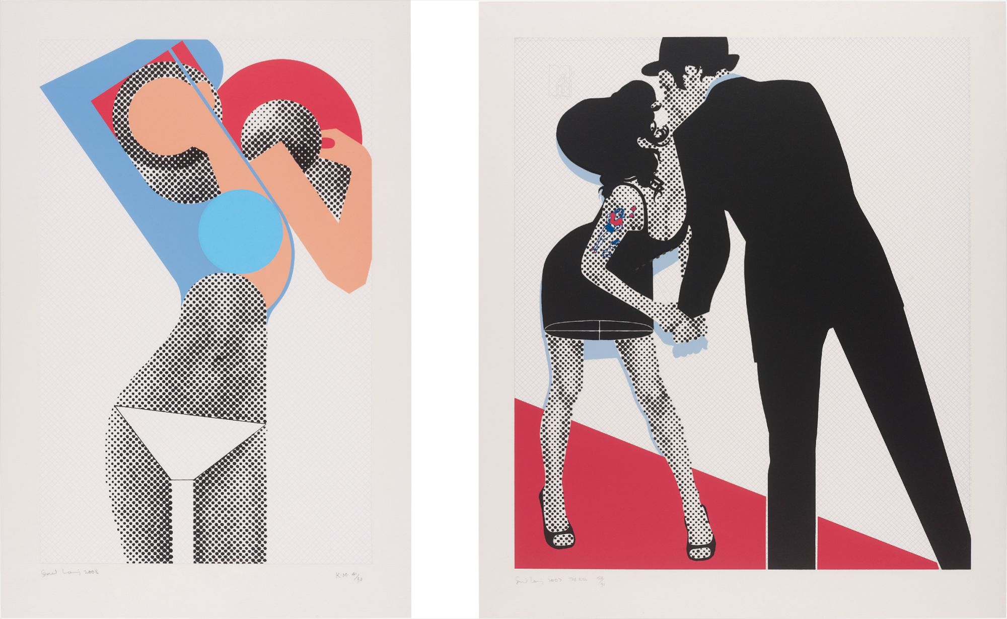 K.M (Kate Moss); and The Kiss