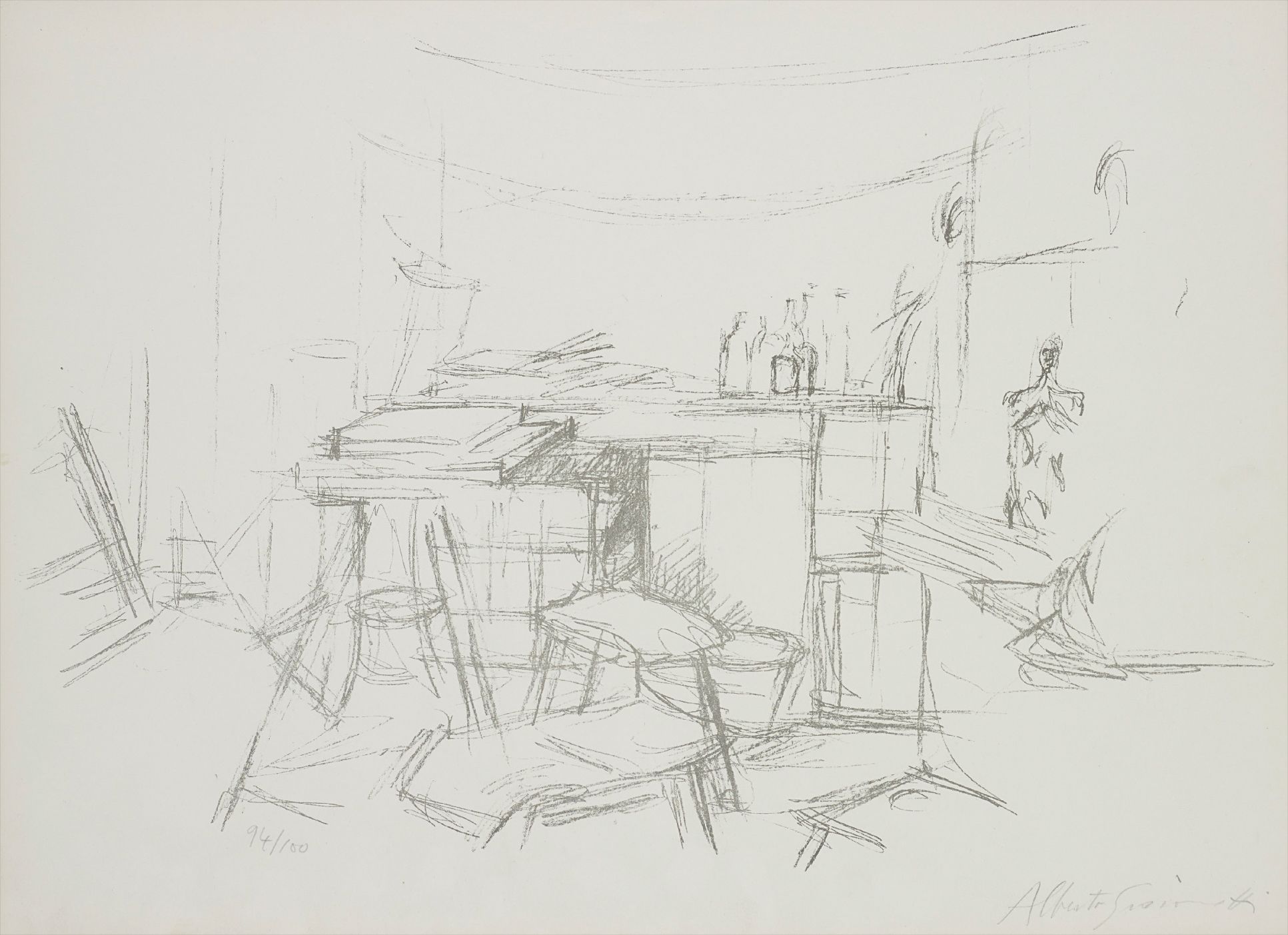 Alberto Giacometti — L'Atelier aux bouteilles (The Studio with Bottles)