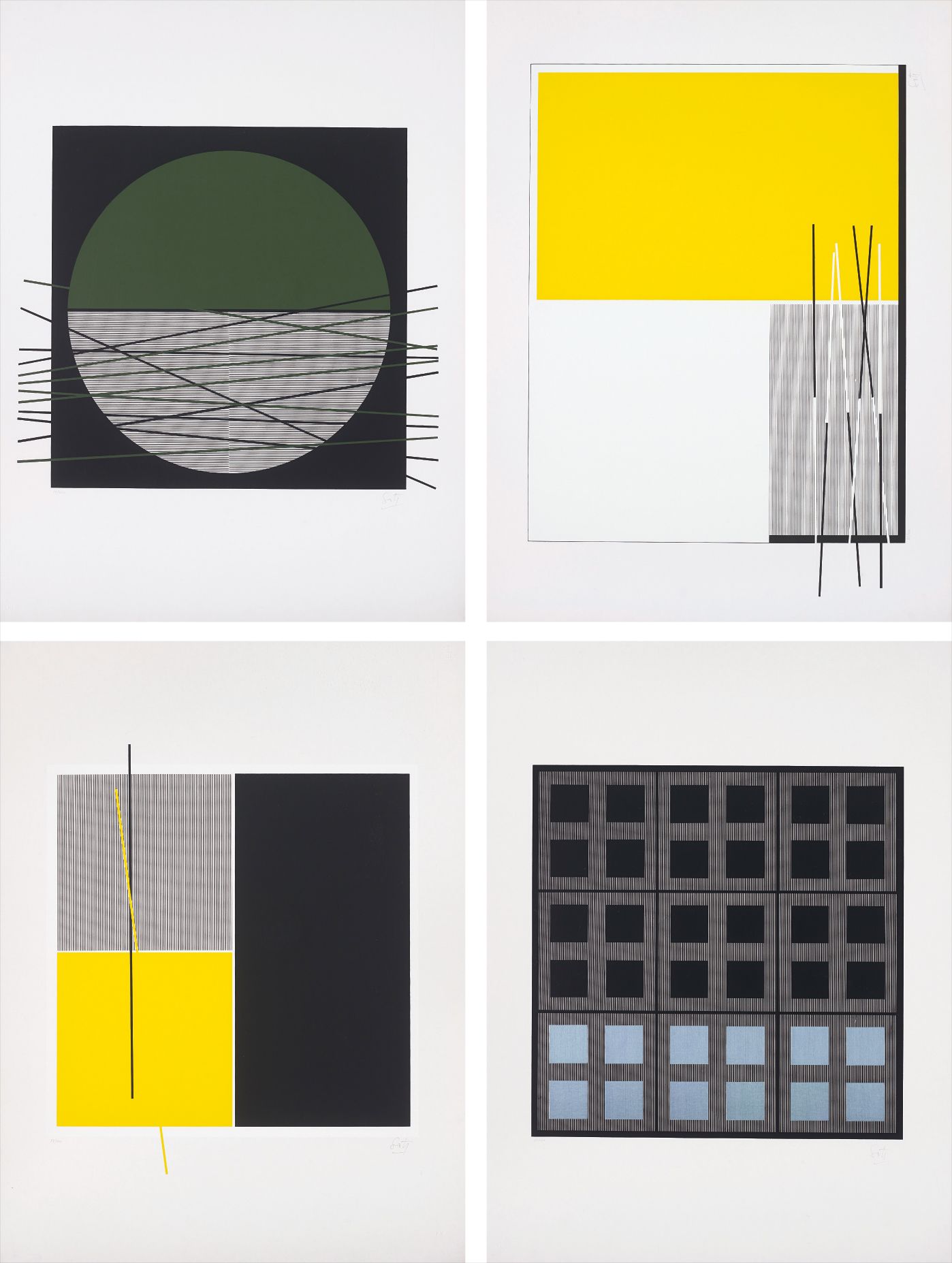 Vibrations: four plates