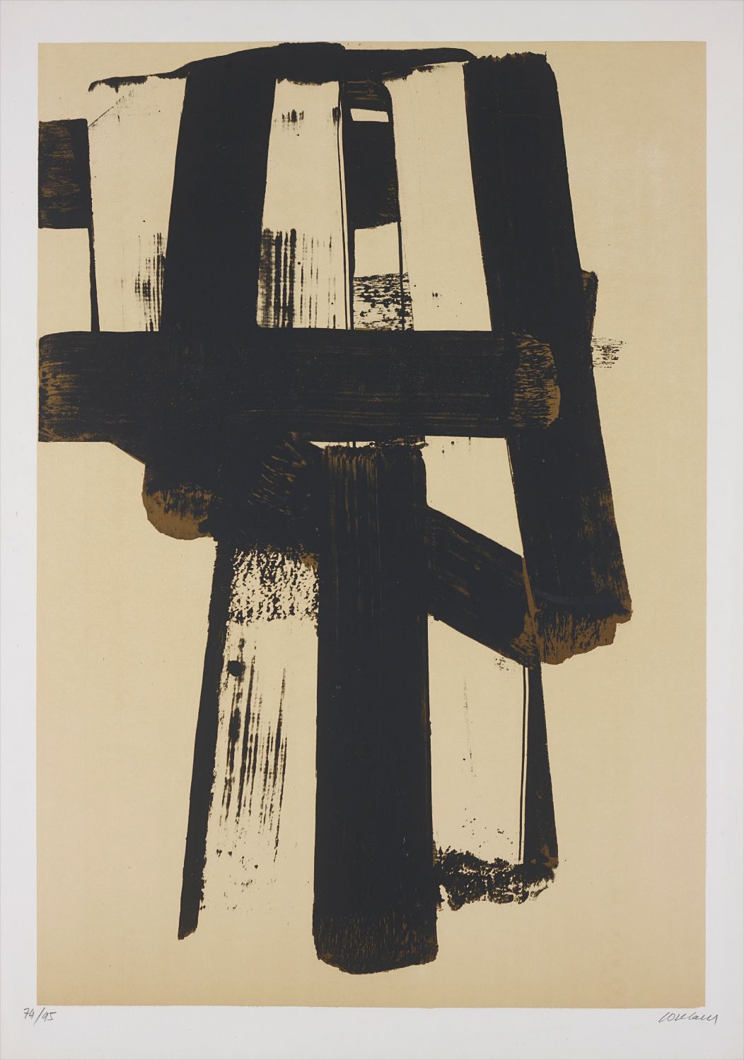 Pierre Soulages — Lithographie no 31