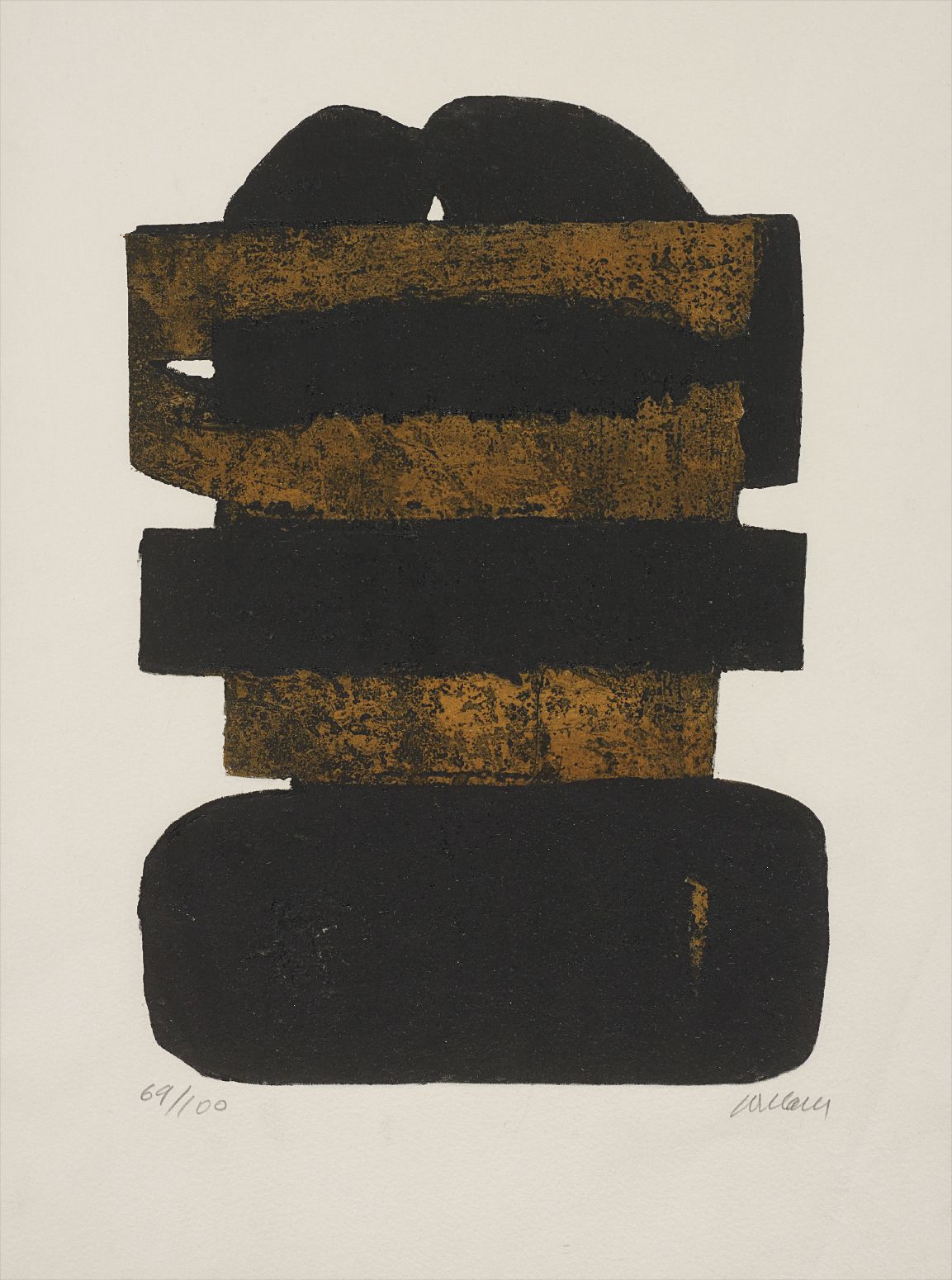 Pierre Soulages — Eau forte no 24