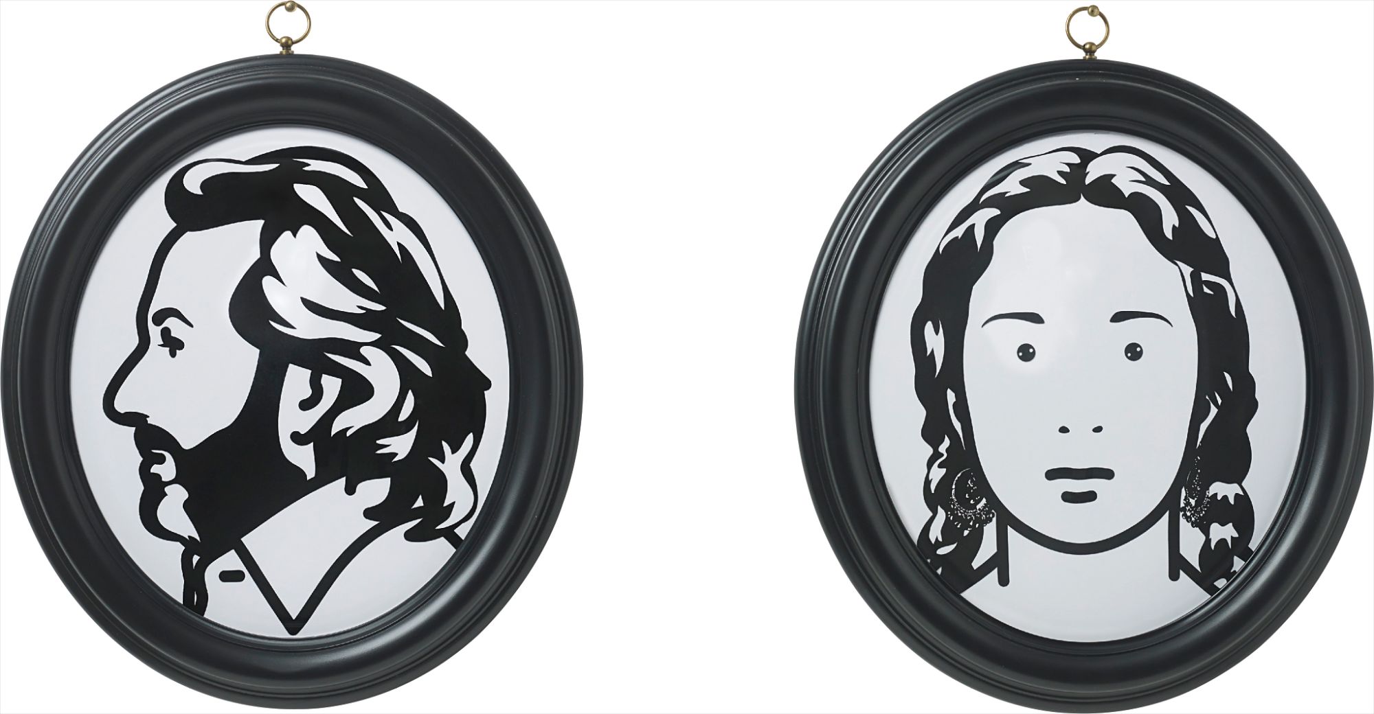 Julian Opie — Luc and Ludivine Get Married. (2)