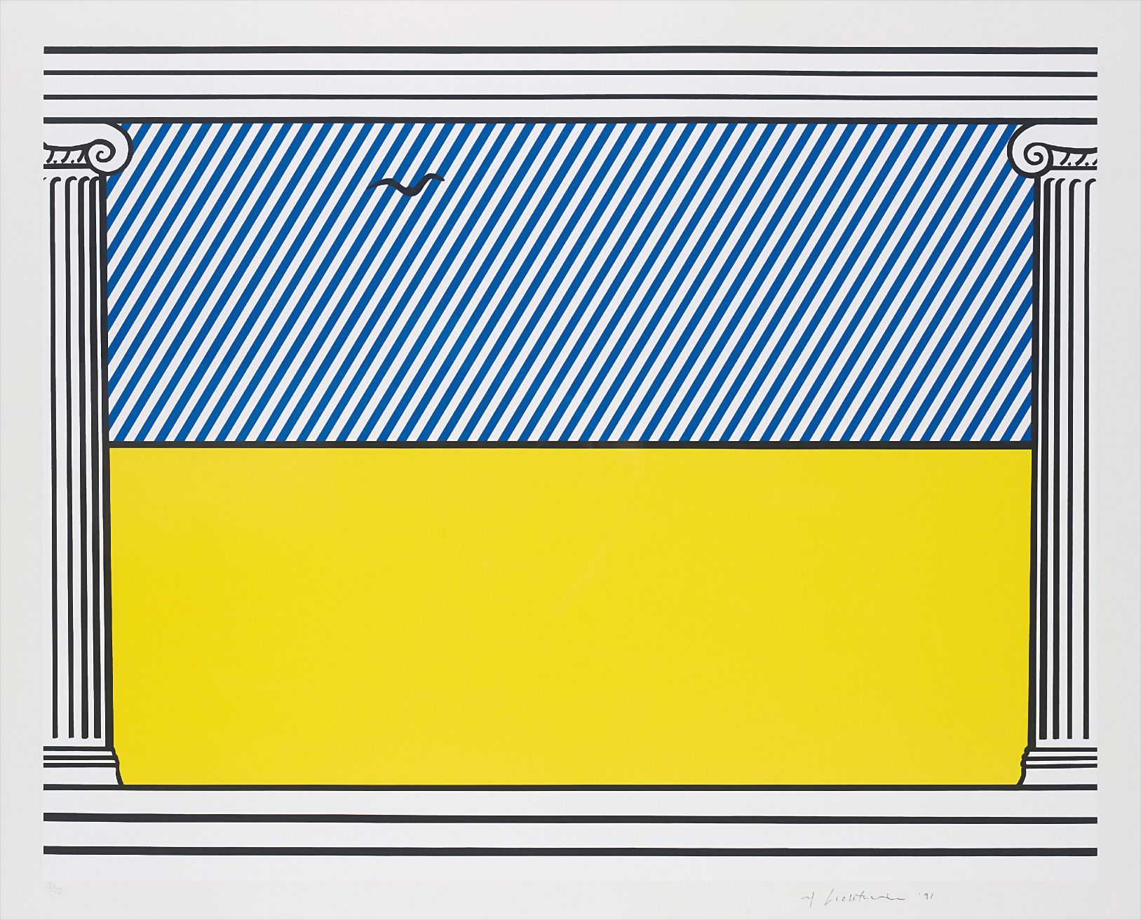 Roy Lichtenstein — Liberté, from Mémoire de la Liberté