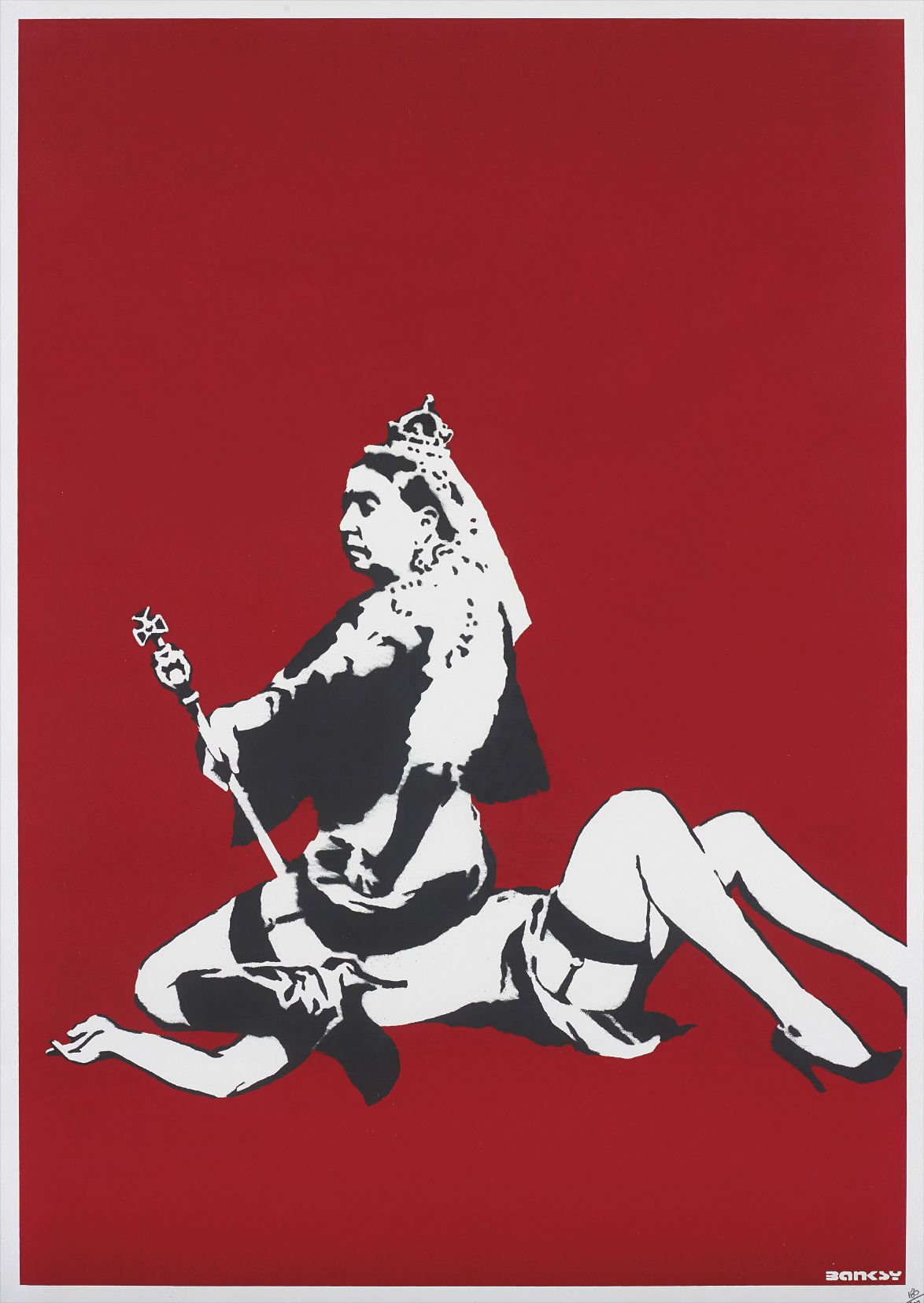 Banksy — Queen Victoria
