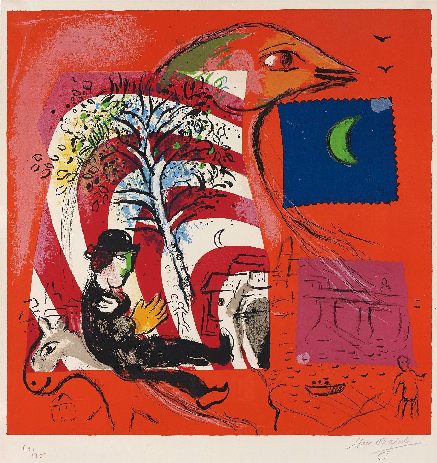 Marc Chagall — L'Arc-en-ciel (The Rainbow)