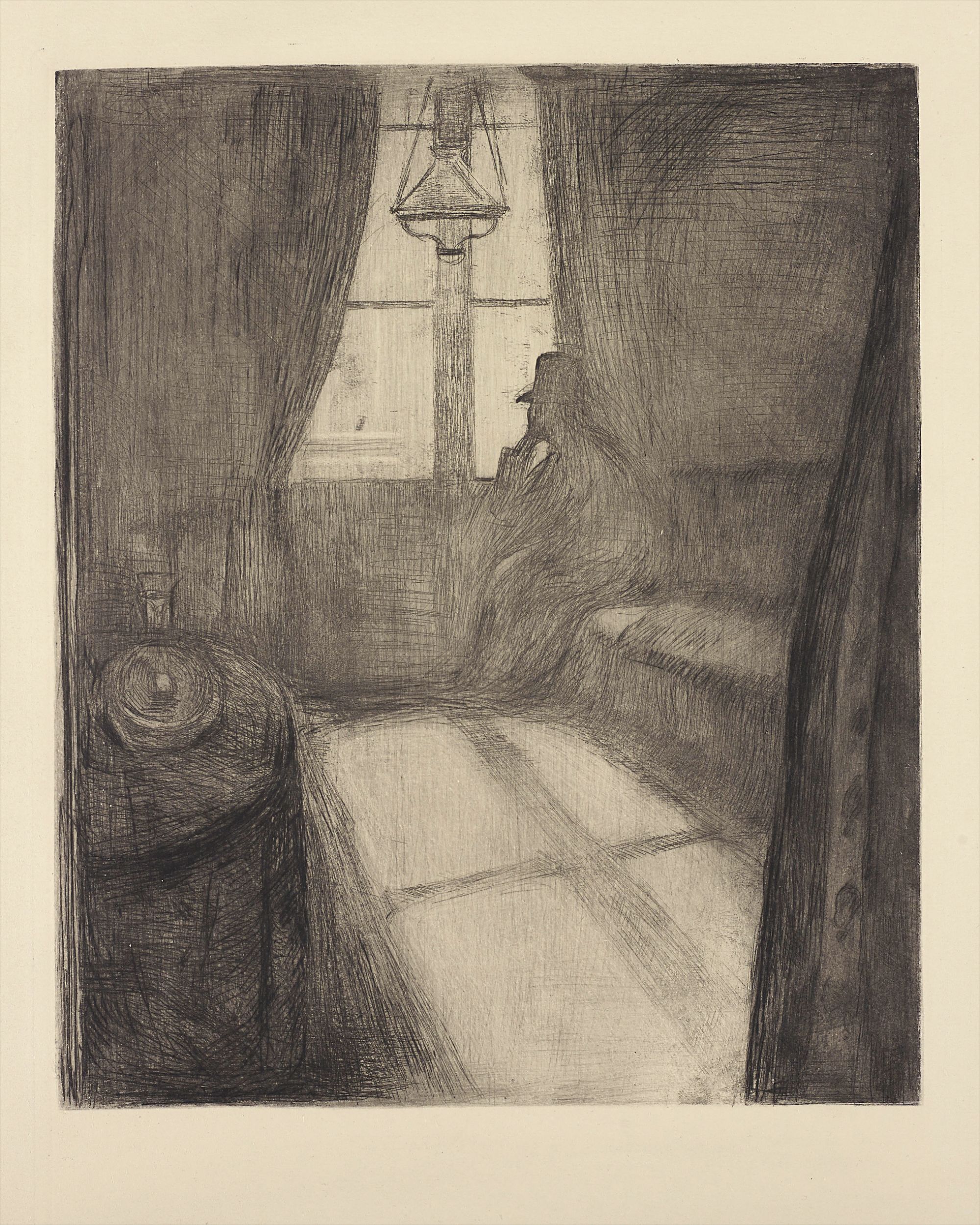 Edvard Munch — Moonlight. Night in St. Cloud