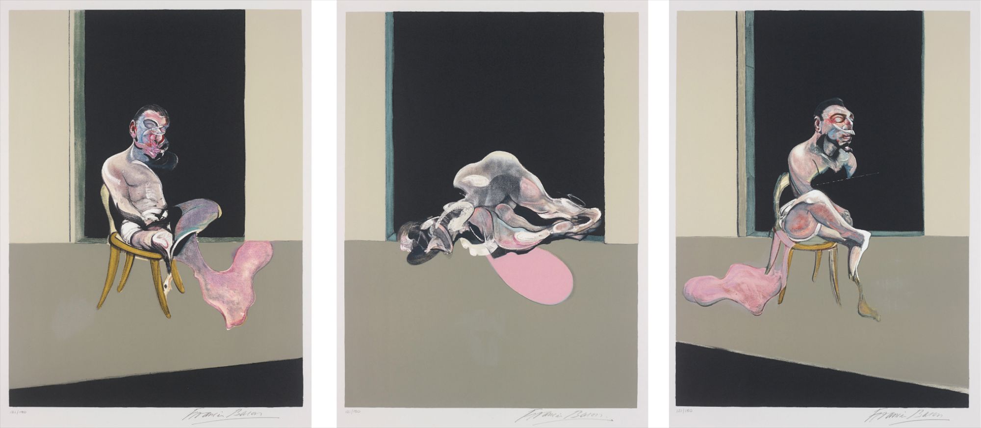 Francis Bacon — Triptyque Août 1972 (after, Triptych August 1972)