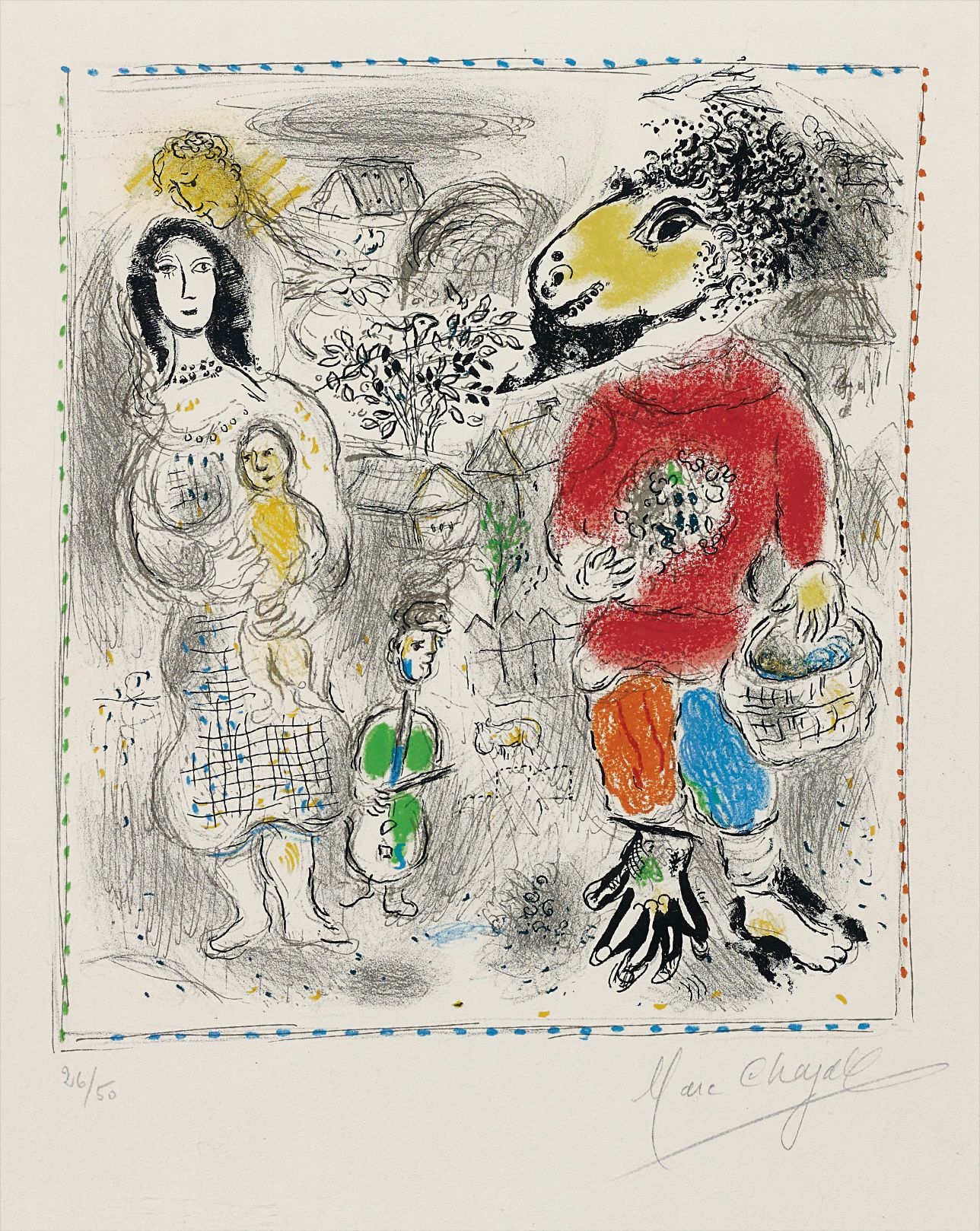 Marc Chagall — Petit Paysans II (Small Peasants II)