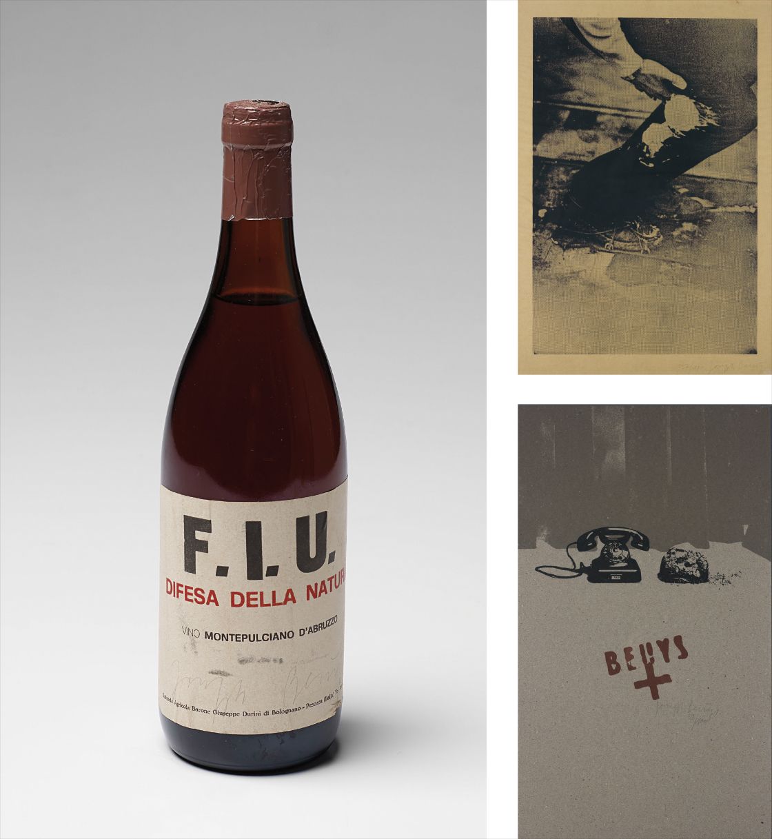 Joseph Beuys — Vino FIU; Aus dem Eurasienstab; and Earth Telephone;