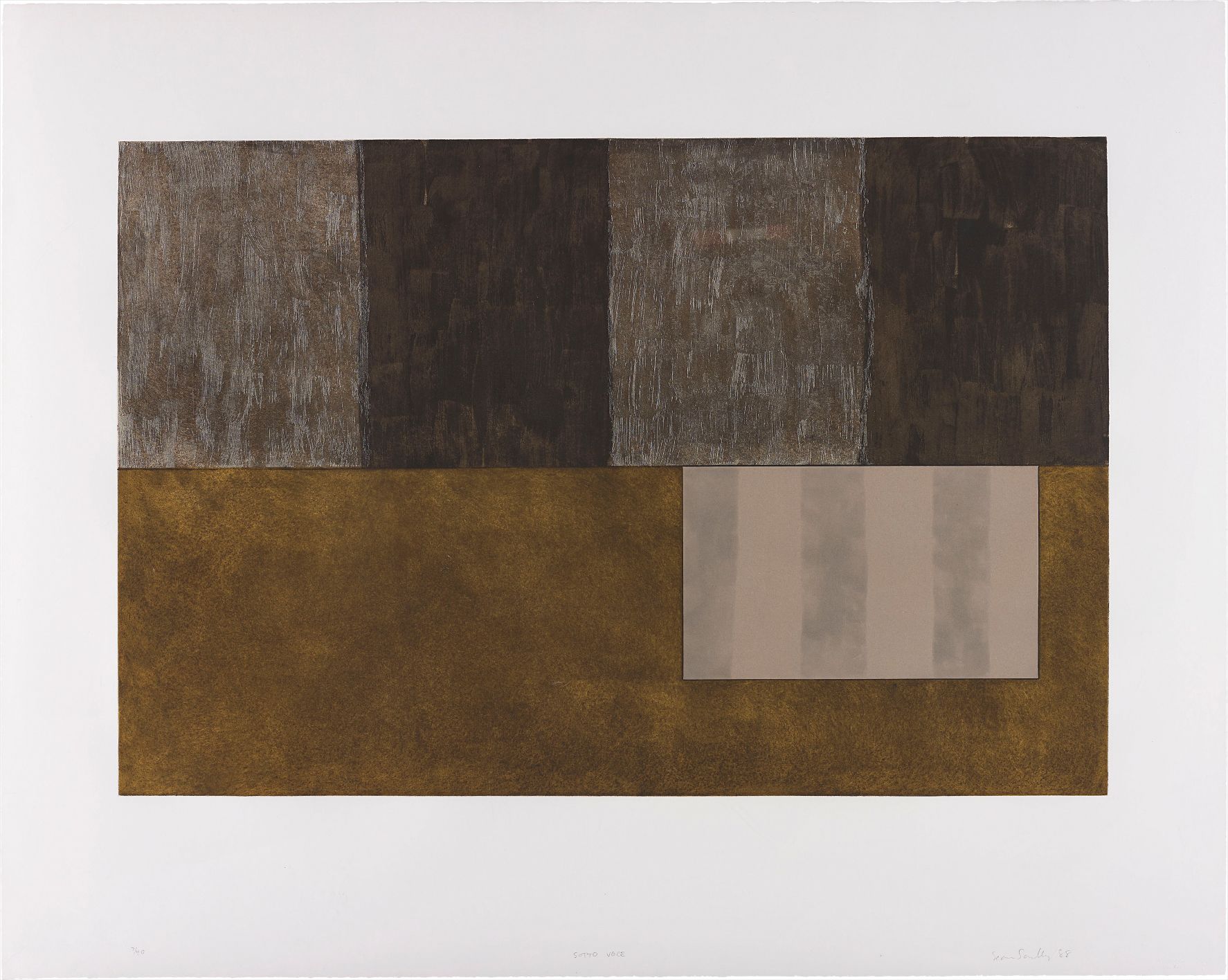 Sean Scully — Sotto voce (Whisper)