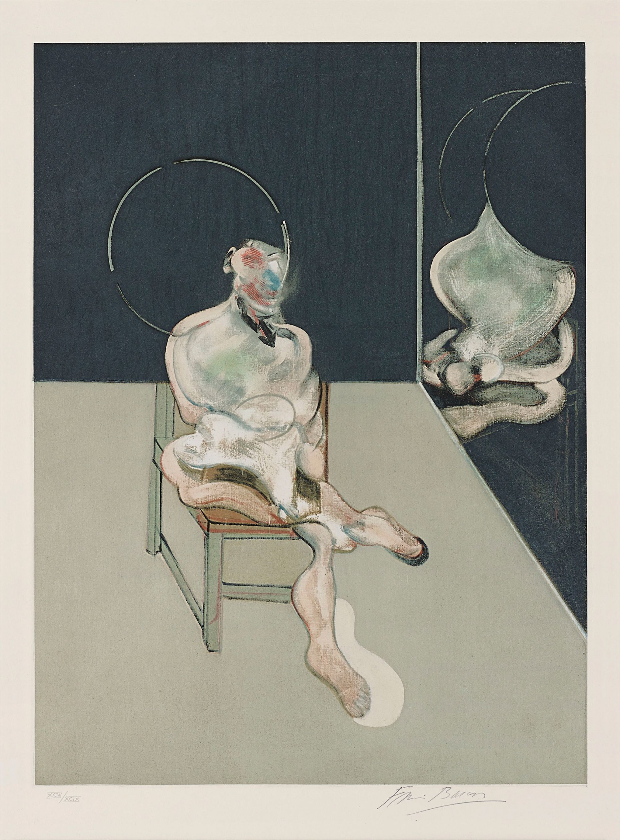 Francis Bacon — Seated Figure (after, Study for a Portrait 1981)