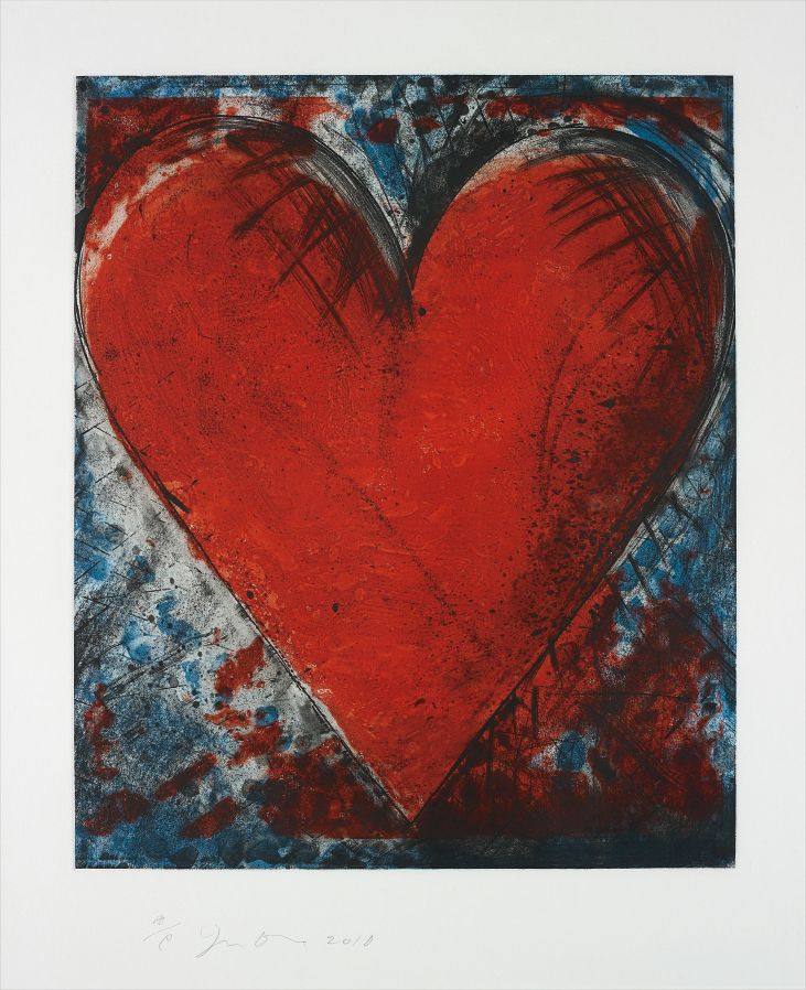 Jim Dine — Red Stamp